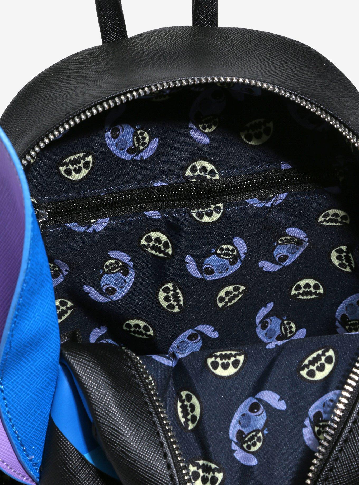 Her Universe Disney Lilo & Stitch Skeleton Stitch Glow-in-the-Dark Mini Backpack - BoxLunch Exclusive, , alternate