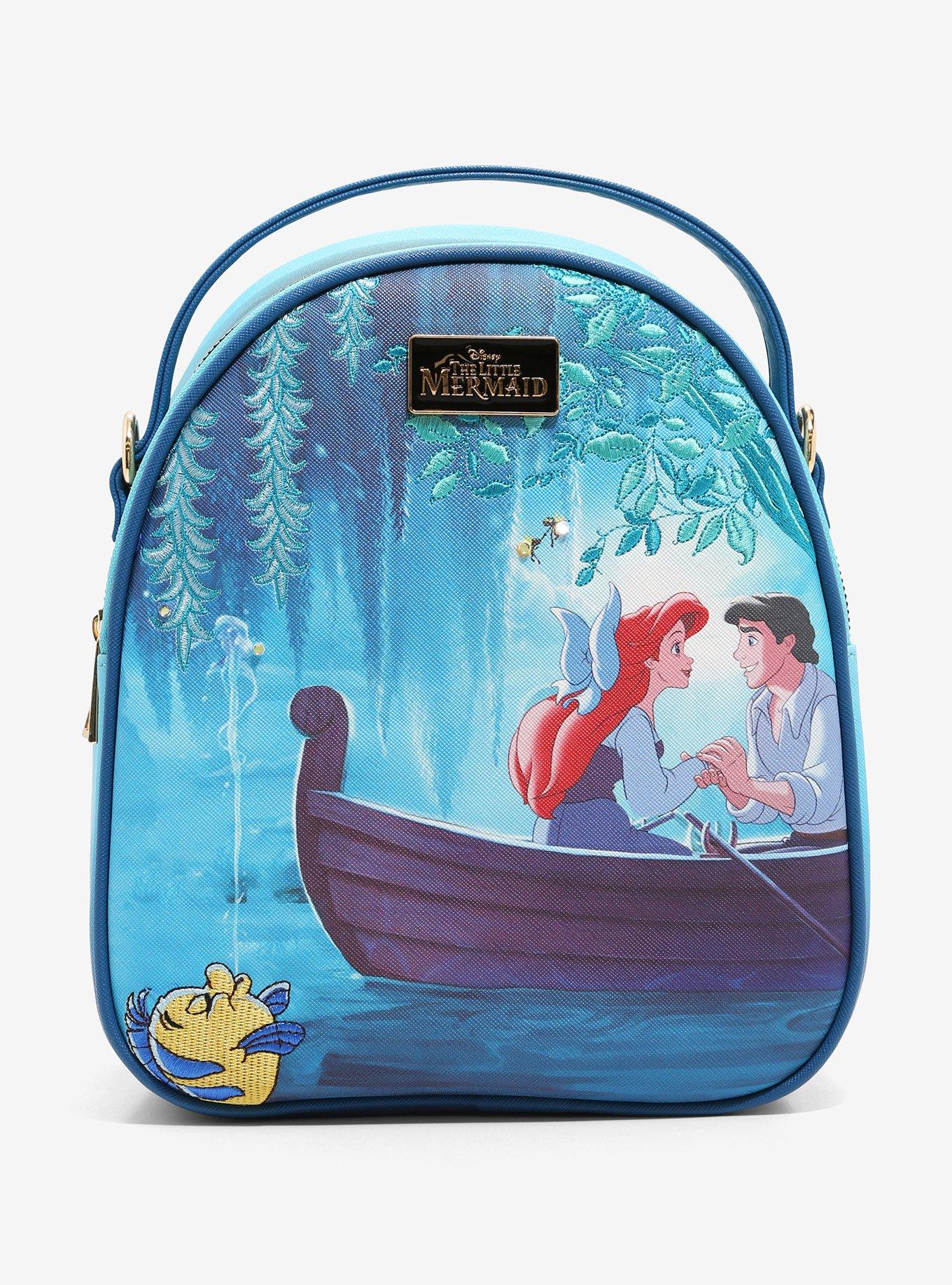 Disney The Little Mermaid Ariel & Eric Kiss the Girl Scene Light-Up Mini Backpack - BoxLunch Exclusive, , alternate