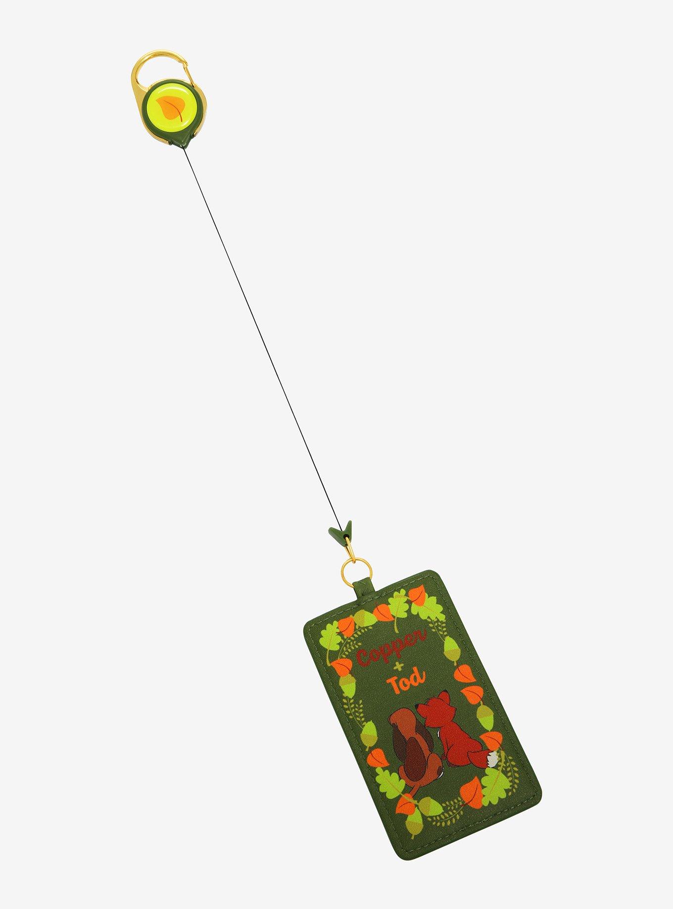 Disney The Fox and the Hound Best Buddies Retractable Lanyard - BoxLunch Exclusive, , alternate