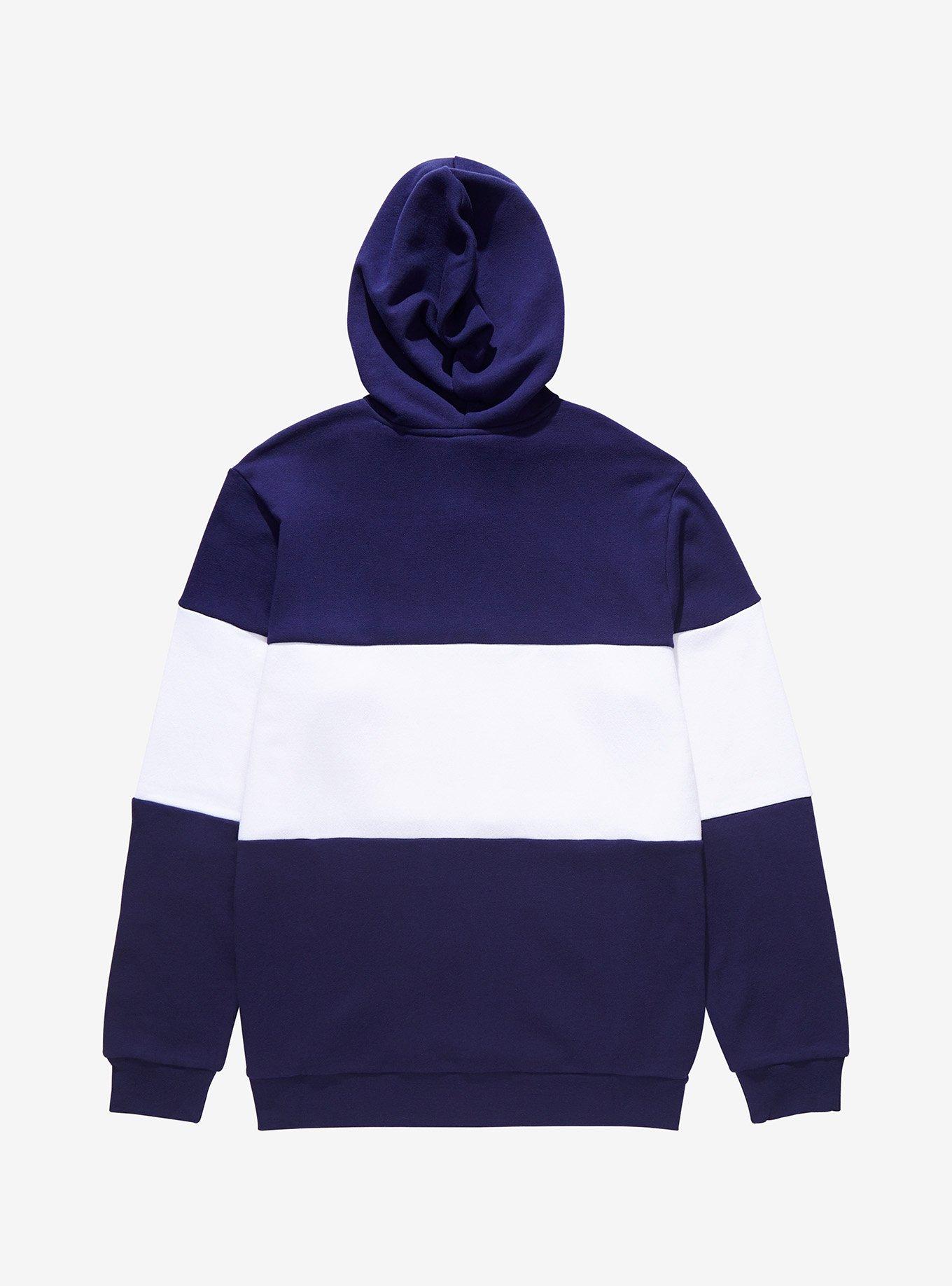 Disney The Aristocats Group Panel Quarter Zip Hoodie - BoxLunch Exclusive, NAVY, alternate