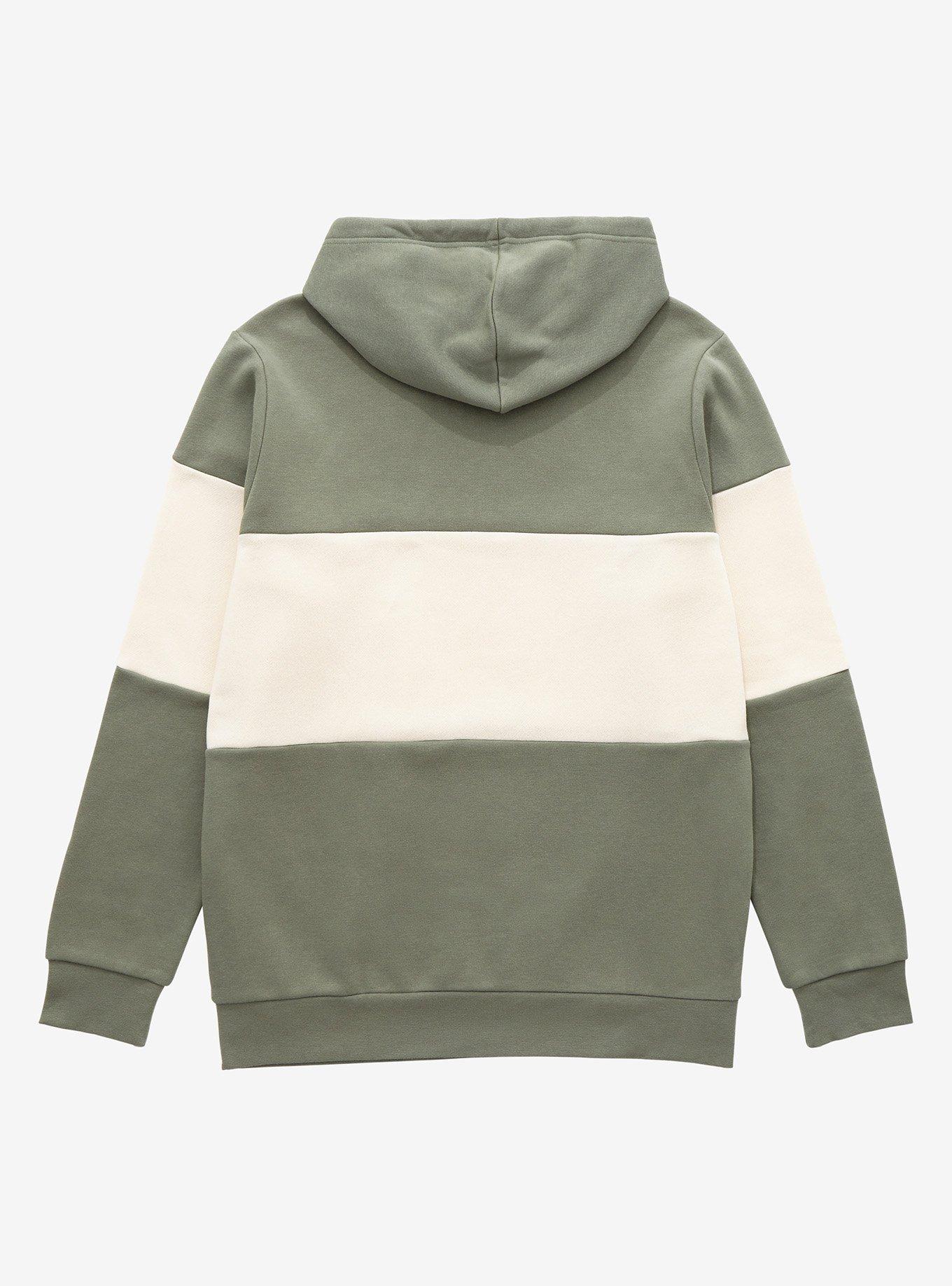 Studio Ghibli My Neighbor Totoro Forest Sprites Panel Hoodie - BoxLunch Exclusive, SAGE, alternate