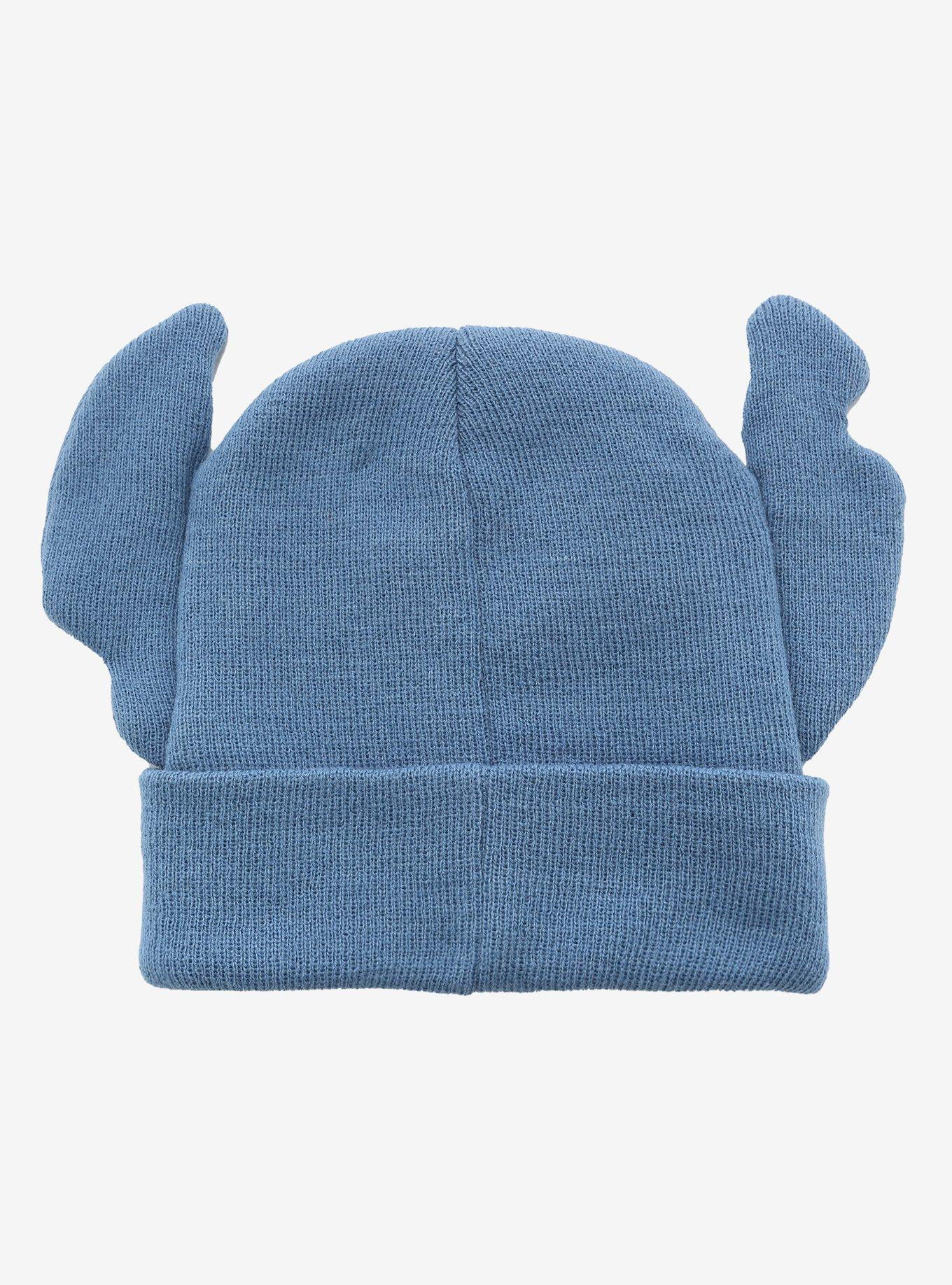 Disney Lilo & Stitch Stitch Youth Eared Cuff Beanie - BoxLunch Exclusive, , alternate