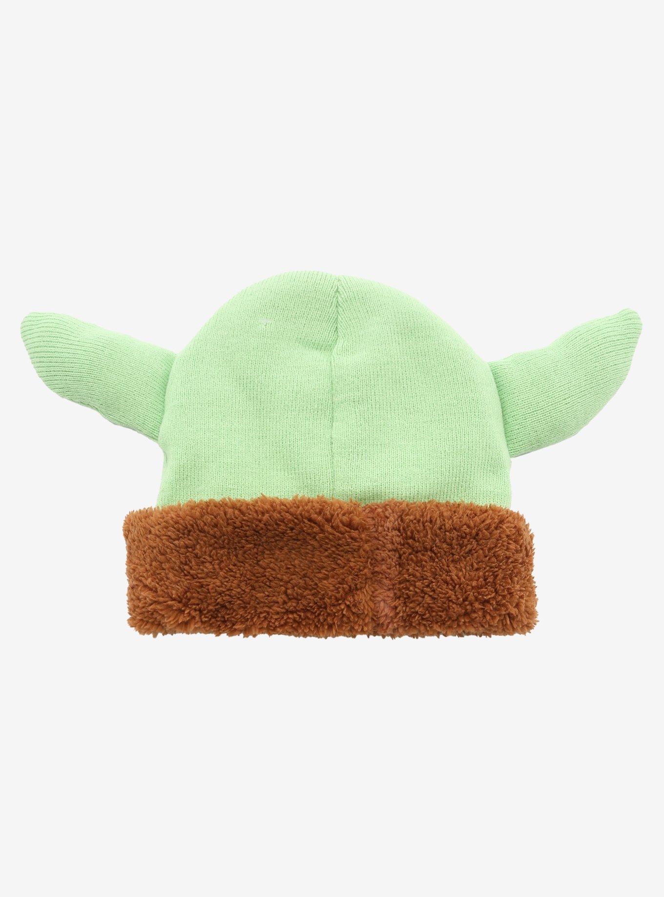 Star Wars The Mandalorian The Child Youth Eared Cuff Beanie - BoxLunch Exclusive, , alternate
