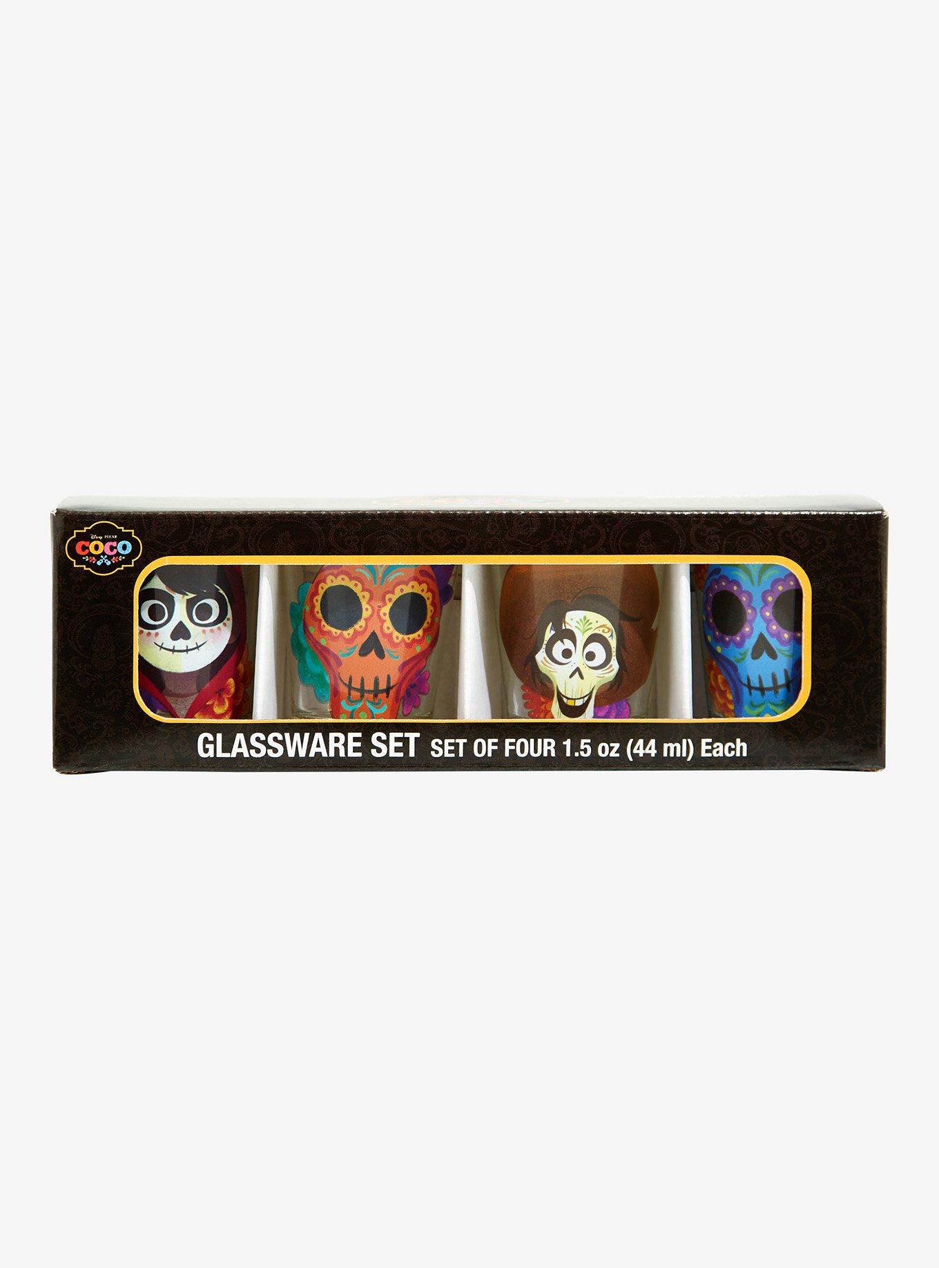 Disney Pixar Coco Land of the Dead Mini Glass Set - BoxLunch Exclusive, , alternate
