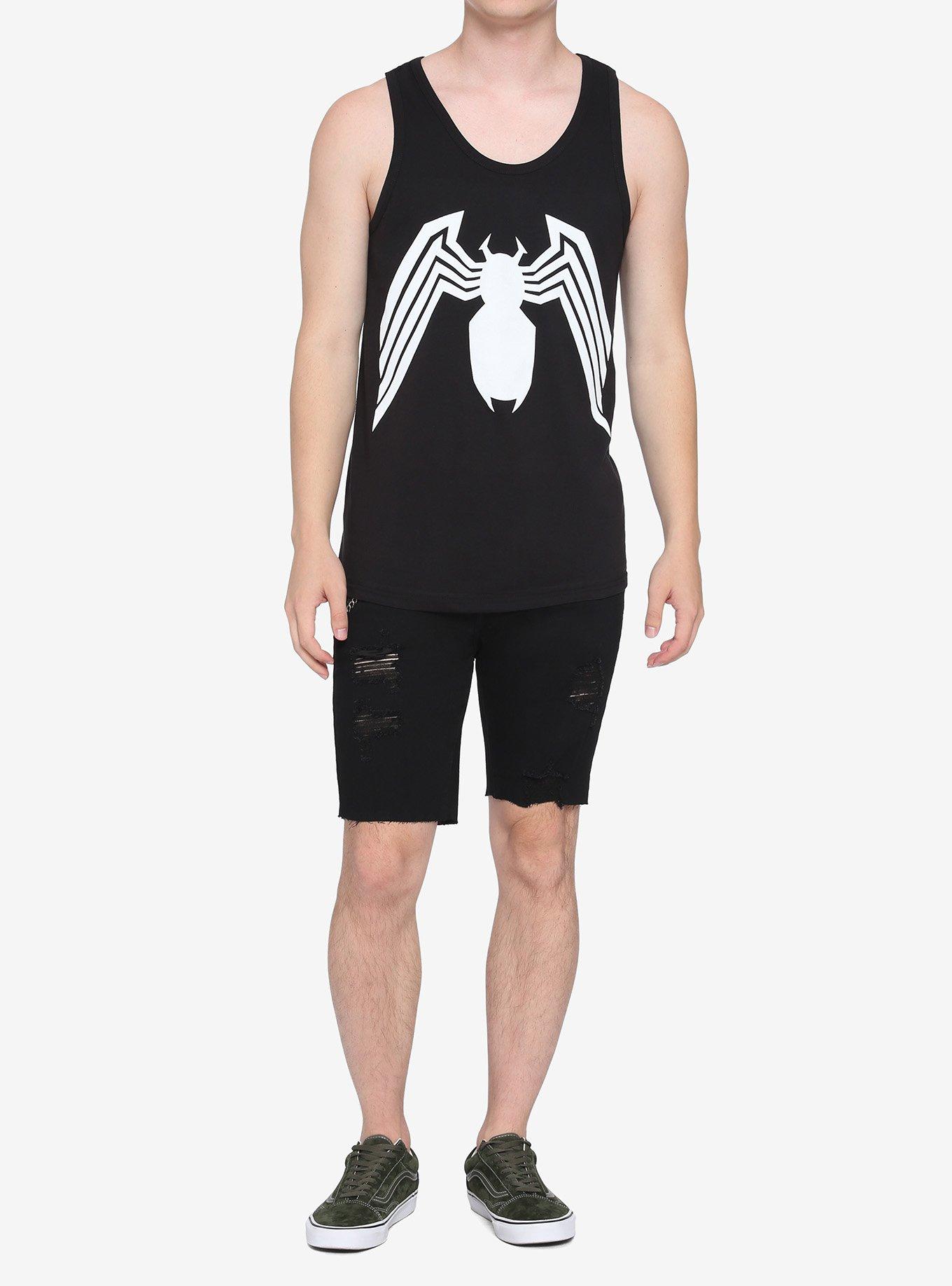 Marvel Venom Logo Tank Top, BLACK, alternate