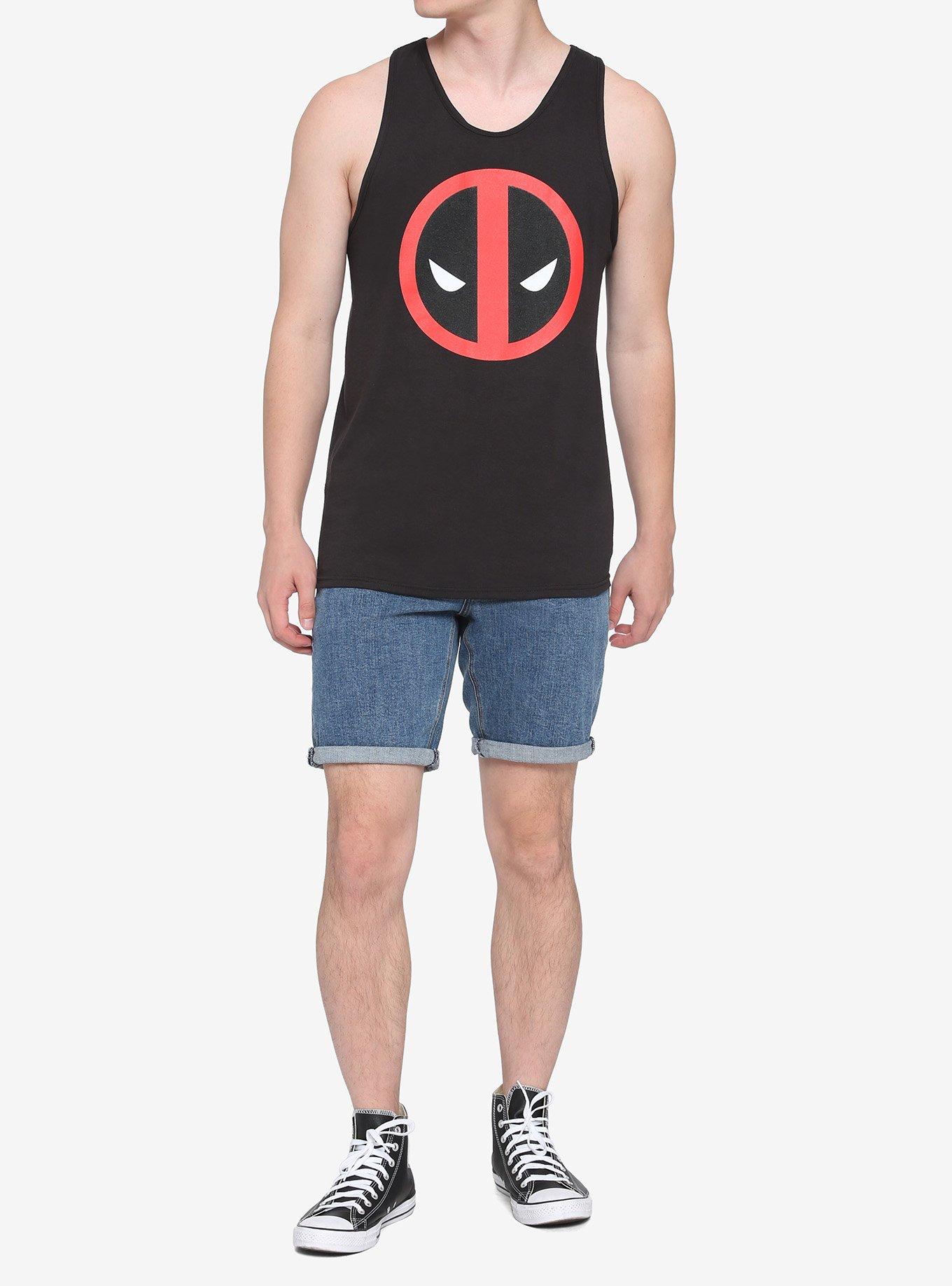 Marvel Deadpool Logo Tank Top, MULTI, alternate