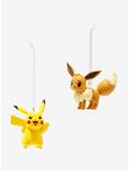 Pokémon Pikachu & Eevee Ornament Set, , alternate
