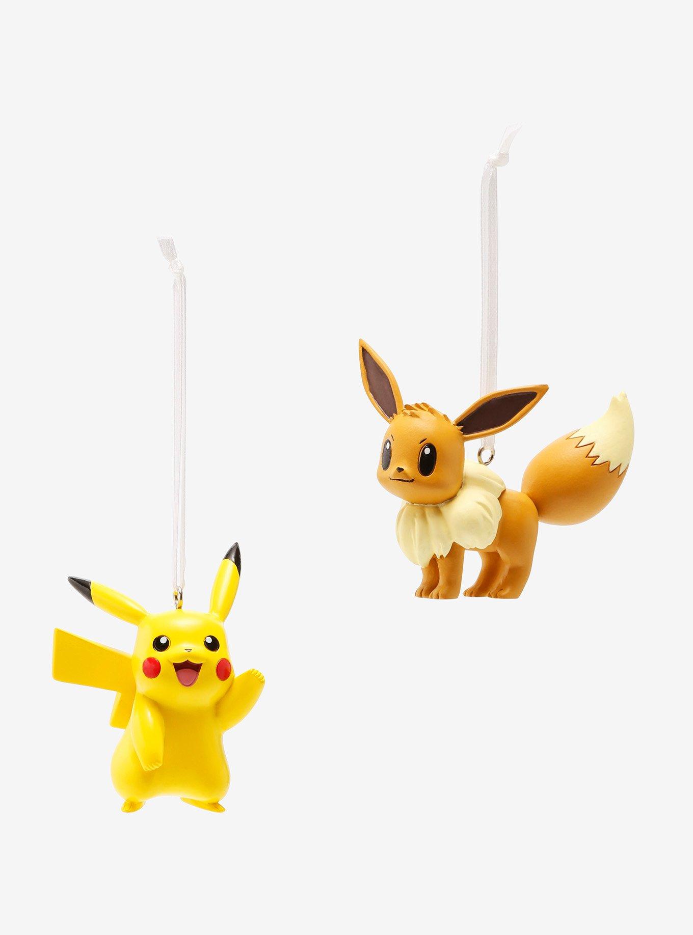 Pok&eacute;mon Pikachu & Eevee Ornament Set, , alternate