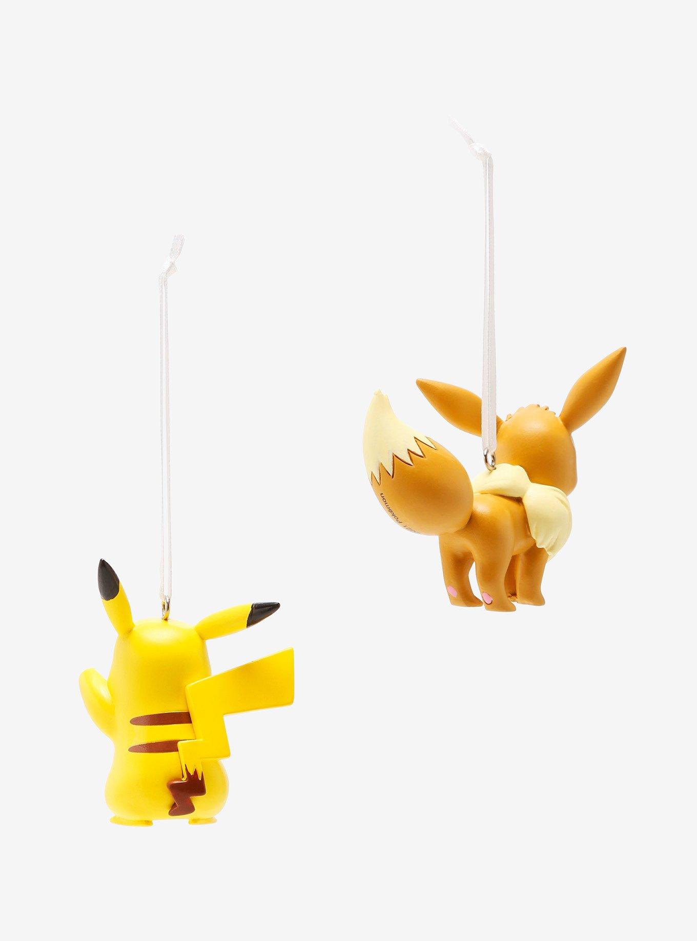 Pok&eacute;mon Pikachu & Eevee Ornament Set, , alternate