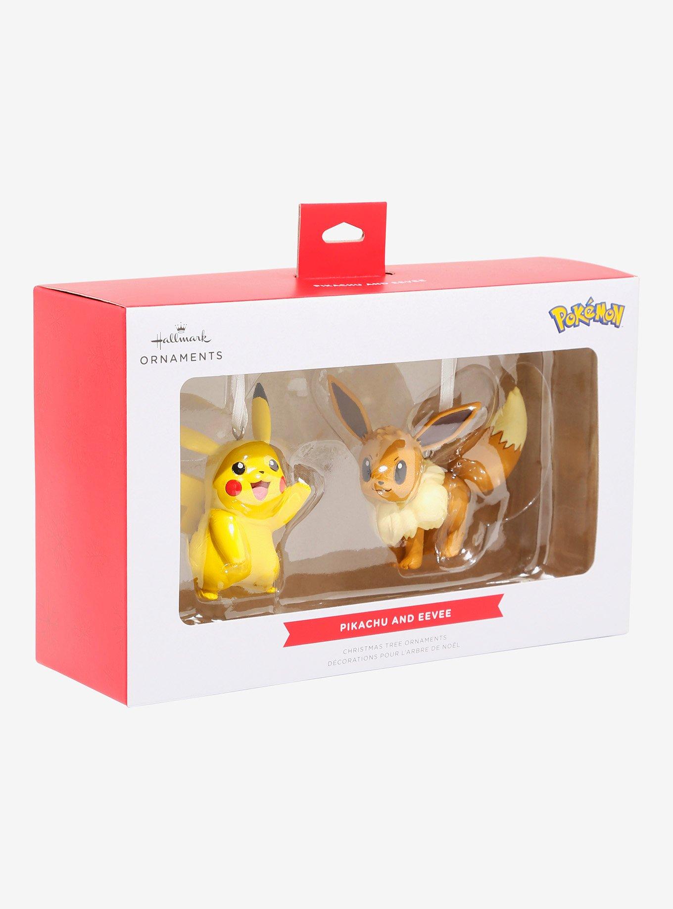 Pok&eacute;mon Pikachu & Eevee Ornament Set, , alternate