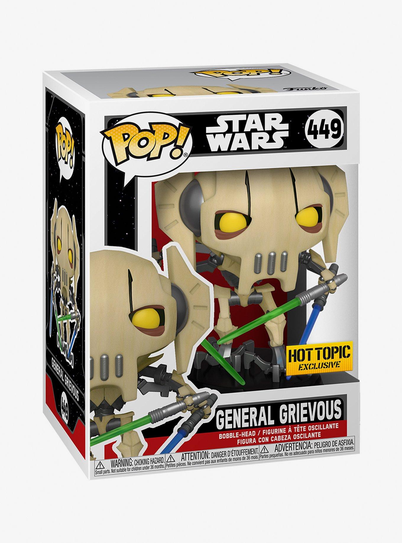 Funko Star Wars Pop! General Grievous Vinyl Figure Hot Topic Exclusive, , alternate
