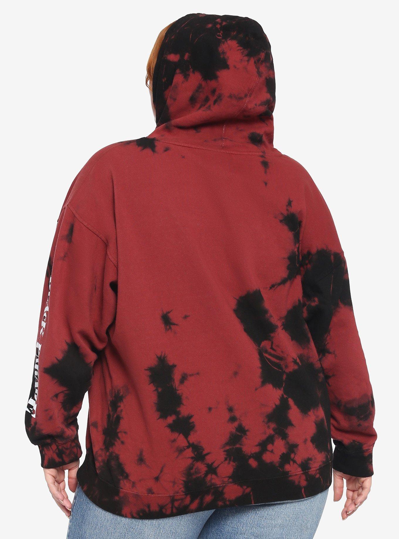 My Chemical Romance The Black Parade Tie-Dye Girls Hoodie Plus Size, MULTI, alternate