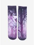 Fairies By Trick Lavender Forest Fairy Crew Socks, , alternate