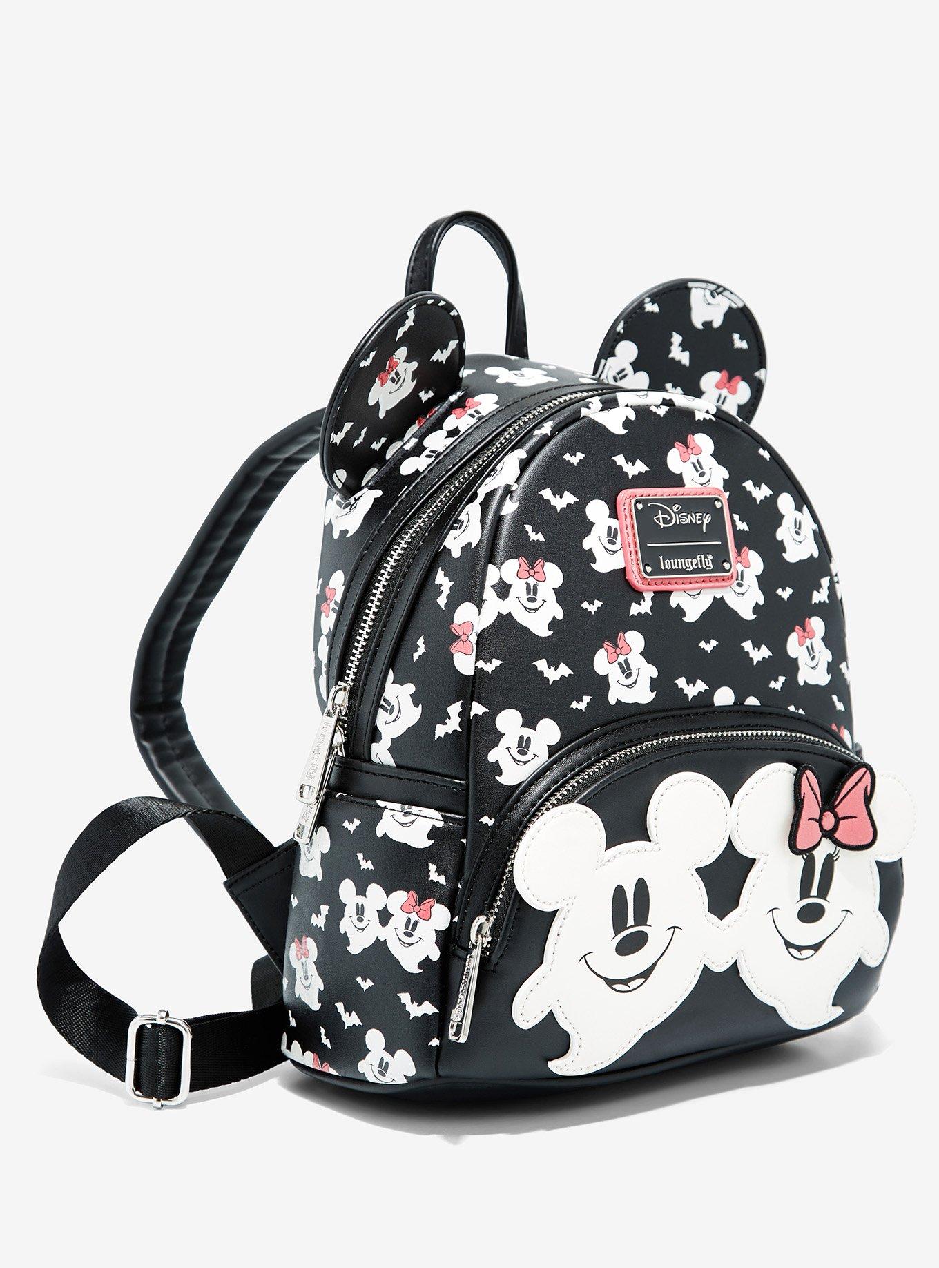 Loungefly Disney Mickey & Minnie Mouse Ghostly Glow-in-the-Dark Mini Backpack - BoxLunch Exclusive, , alternate