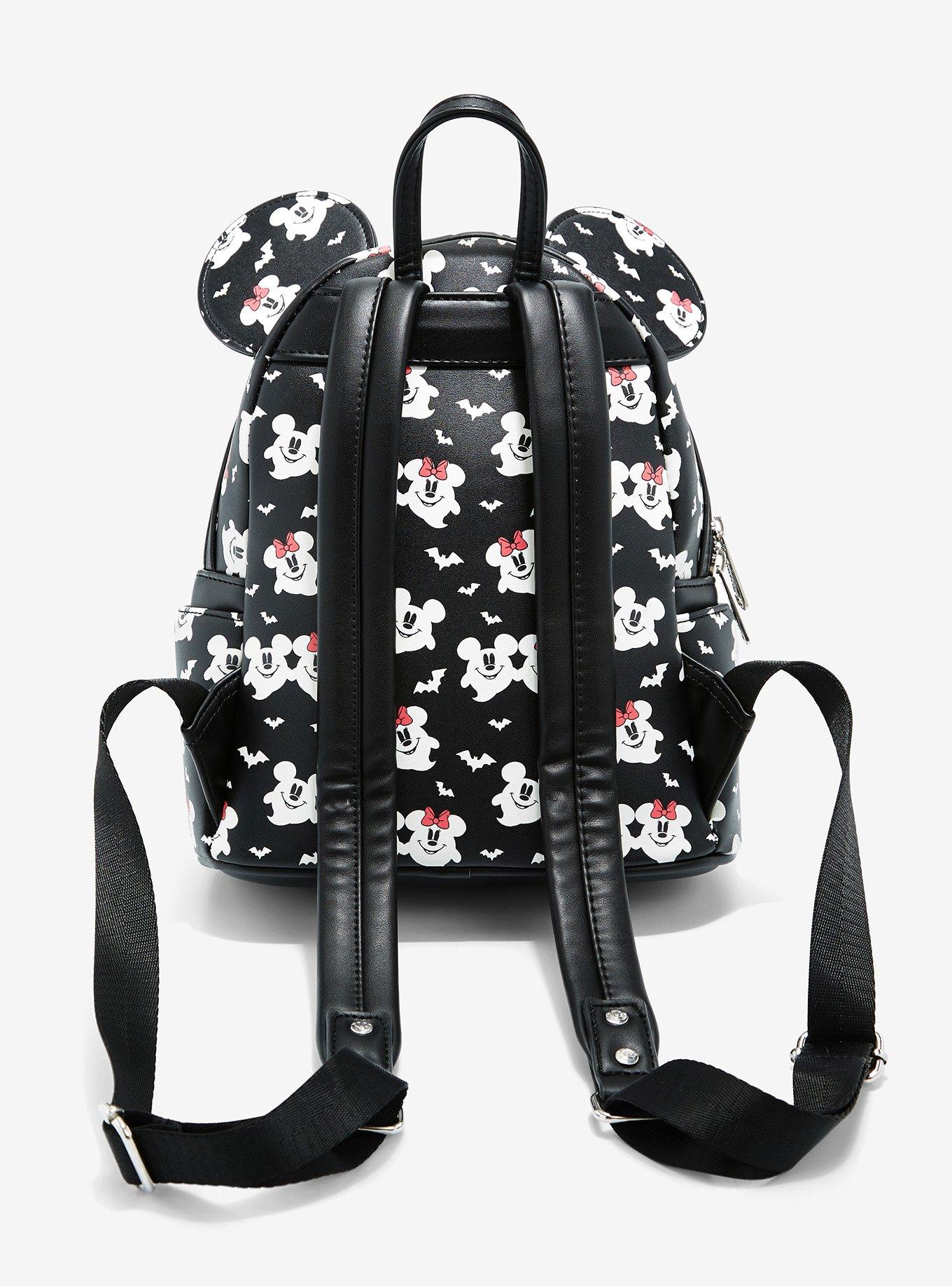 Loungefly Disney Mickey & Minnie Mouse Ghostly Glow-in-the-Dark Mini Backpack - BoxLunch Exclusive, , alternate