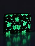Loungefly Disney Mickey & Minnie Mouse Ghostly Glow-in-the-Dark Small Zip Wallet - BoxLunch Exclusive, , alternate