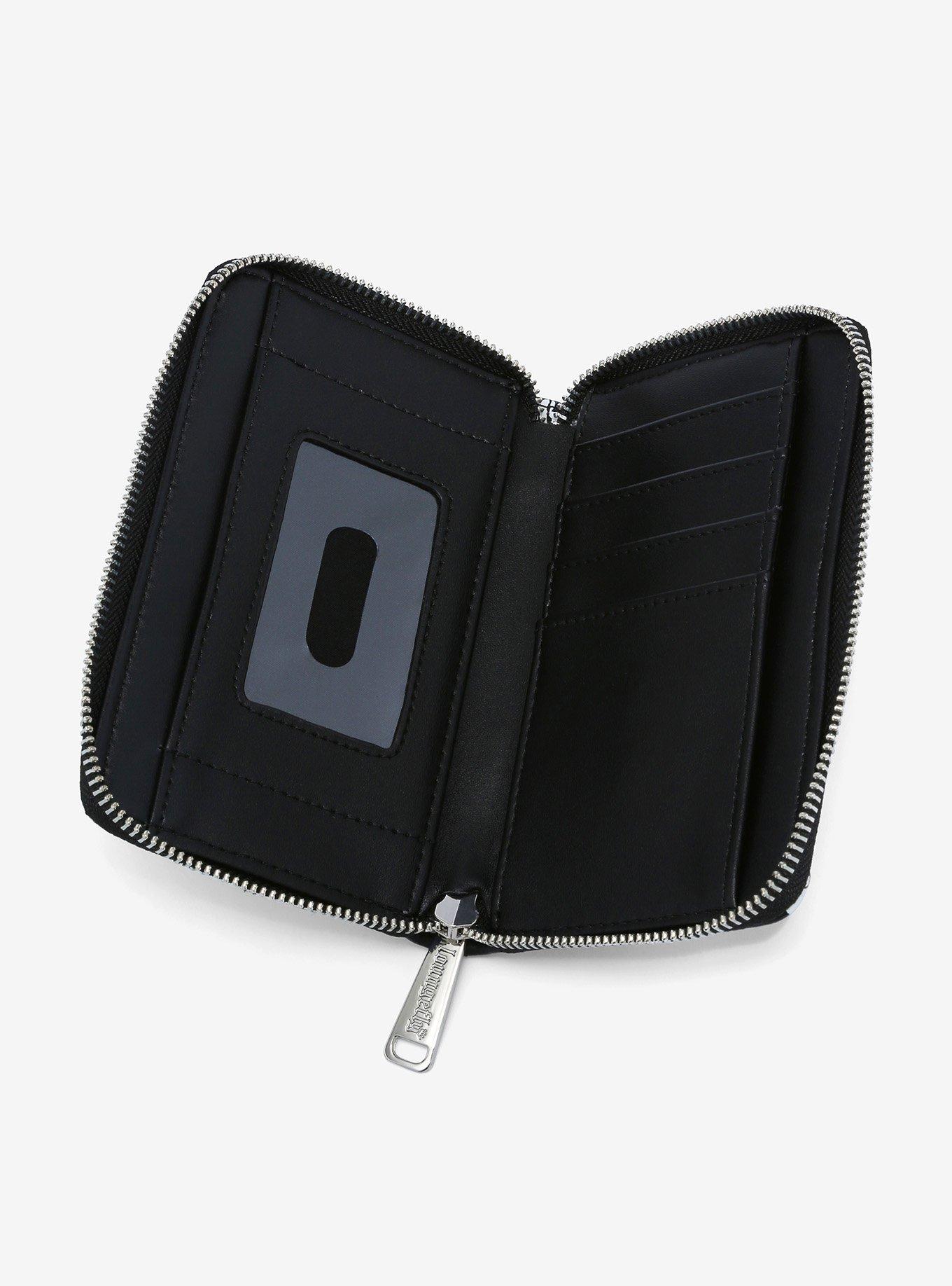 Loungefly Disney Mickey & Minnie Mouse Ghostly Glow-in-the-Dark Small Zip Wallet - BoxLunch Exclusive, , alternate