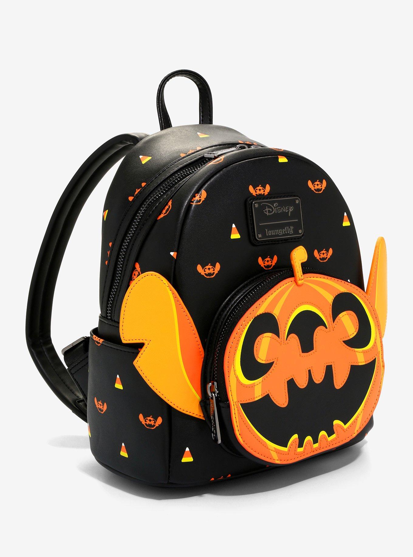 Loungefly Disney Lilo & Stitch Jack-o'-lantern Stitch Mini Backpack - BoxLunch Exclusive, , alternate