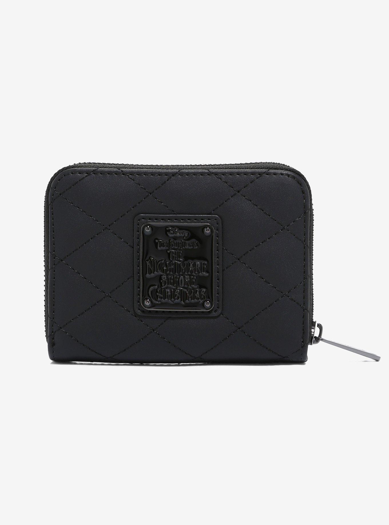 Loungefly Disney The Nightmare Before Christmas Jack Skellington Quilted Small Zip Wallet - BoxLunch Exclusive, , alternate