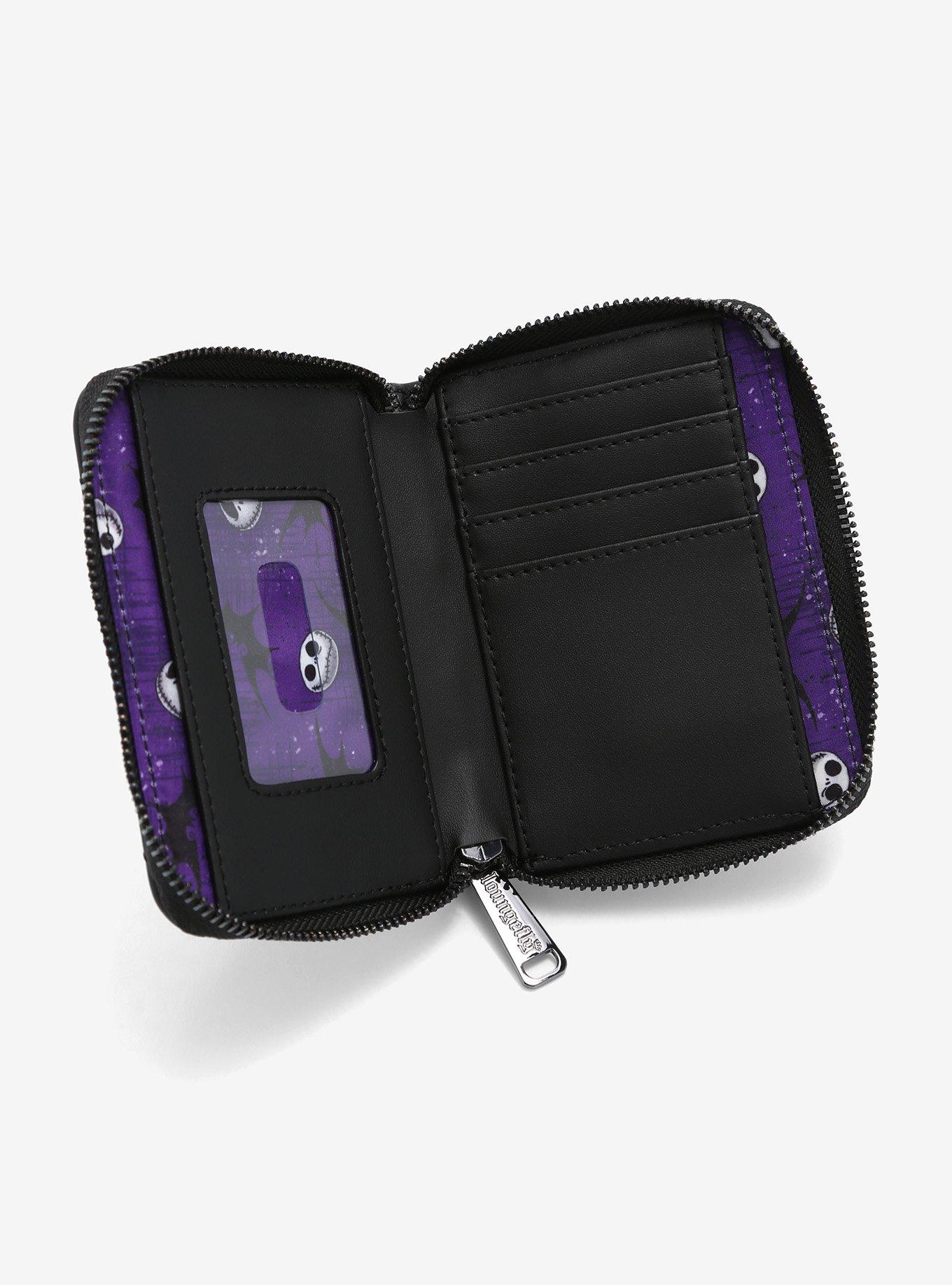 Loungefly Disney The Nightmare Before Christmas Jack Skellington Quilted Small Zip Wallet - BoxLunch Exclusive, , alternate