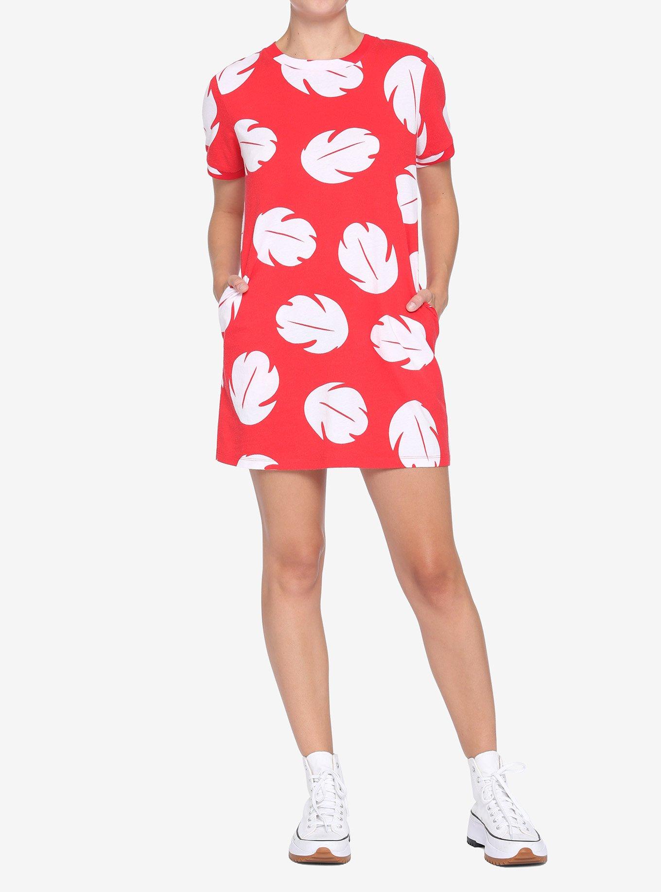 Disney Lilo & Disney Lilo T-Shirt Dress, RED, alternate