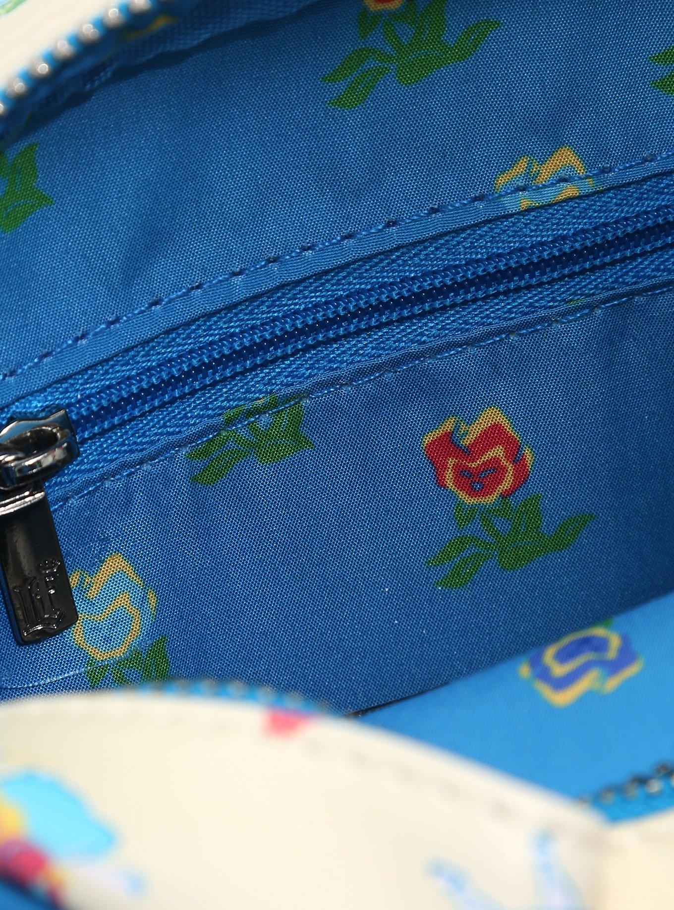 Loungefly Disney Alice in Wonderland Alice & White Rabbit Allover Print Crossbody Bag - BoxLunch Exclusive, , alternate