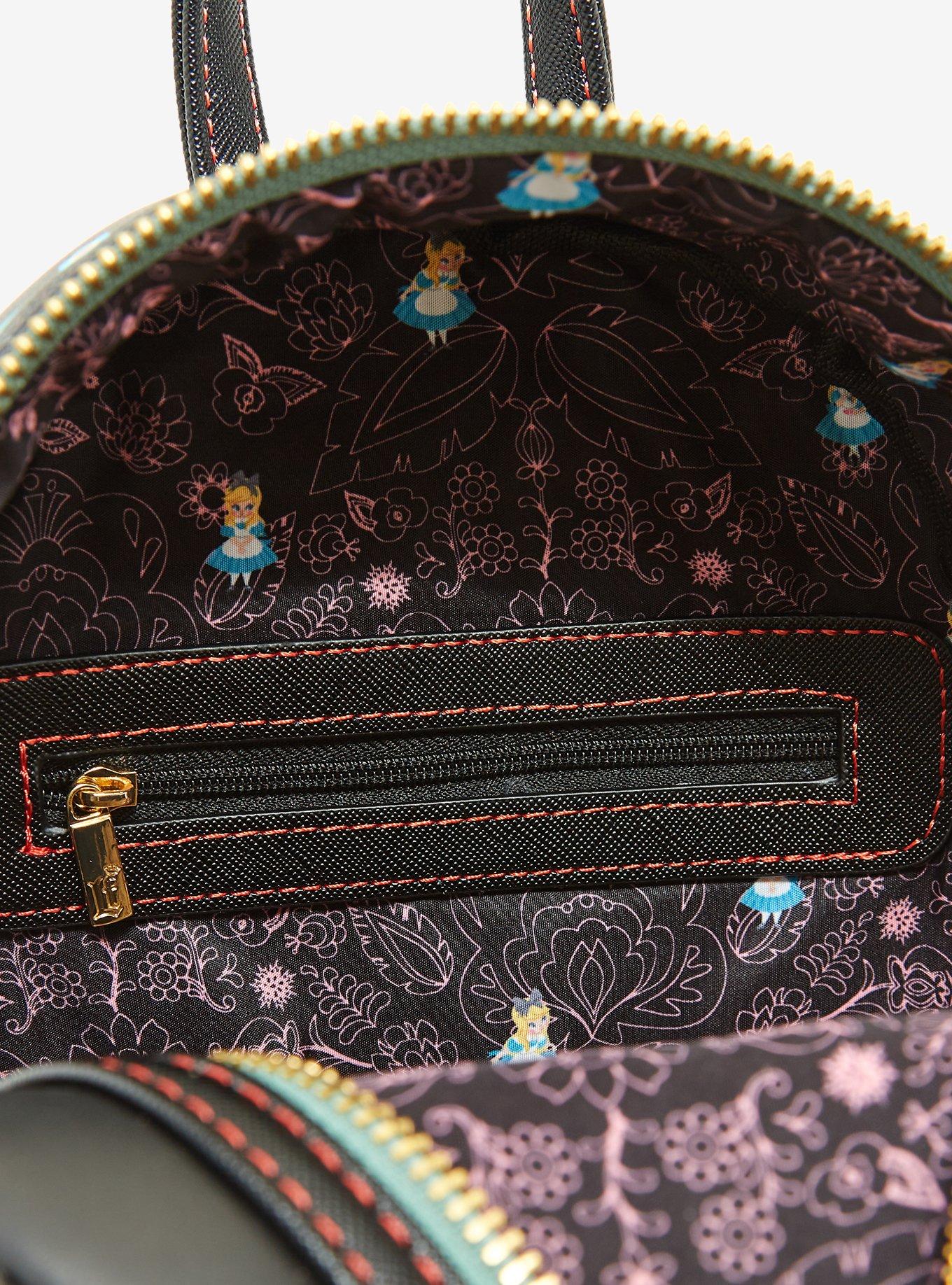 Loungefly Disney Alice in Wonderland Characters Floral Mini Backpack - BoxLunch Exclusive, , alternate