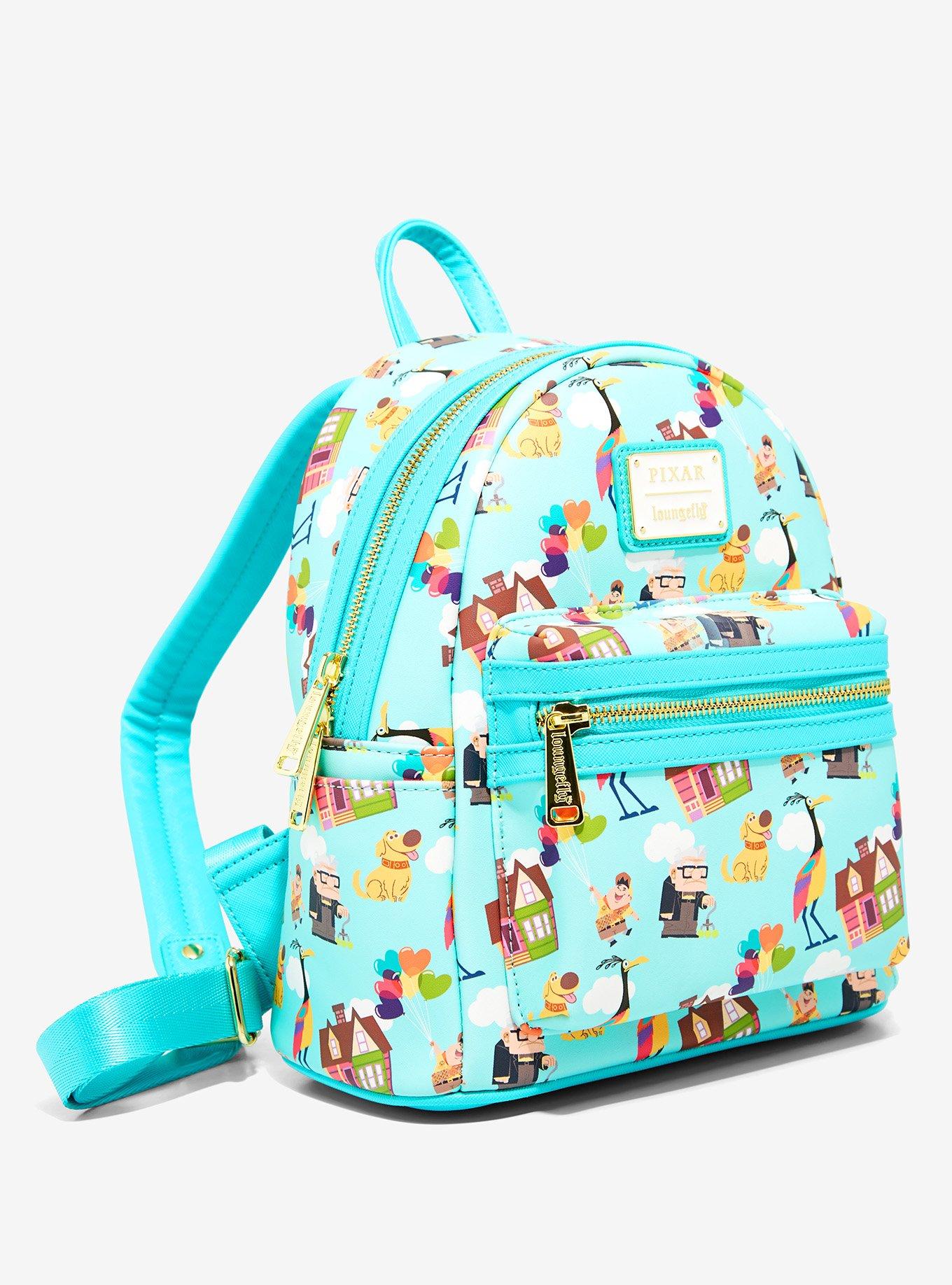 Loungefly Disney Pixar Up Characters Allover Print Mini Backpack - BoxLunch Exclusive, , alternate
