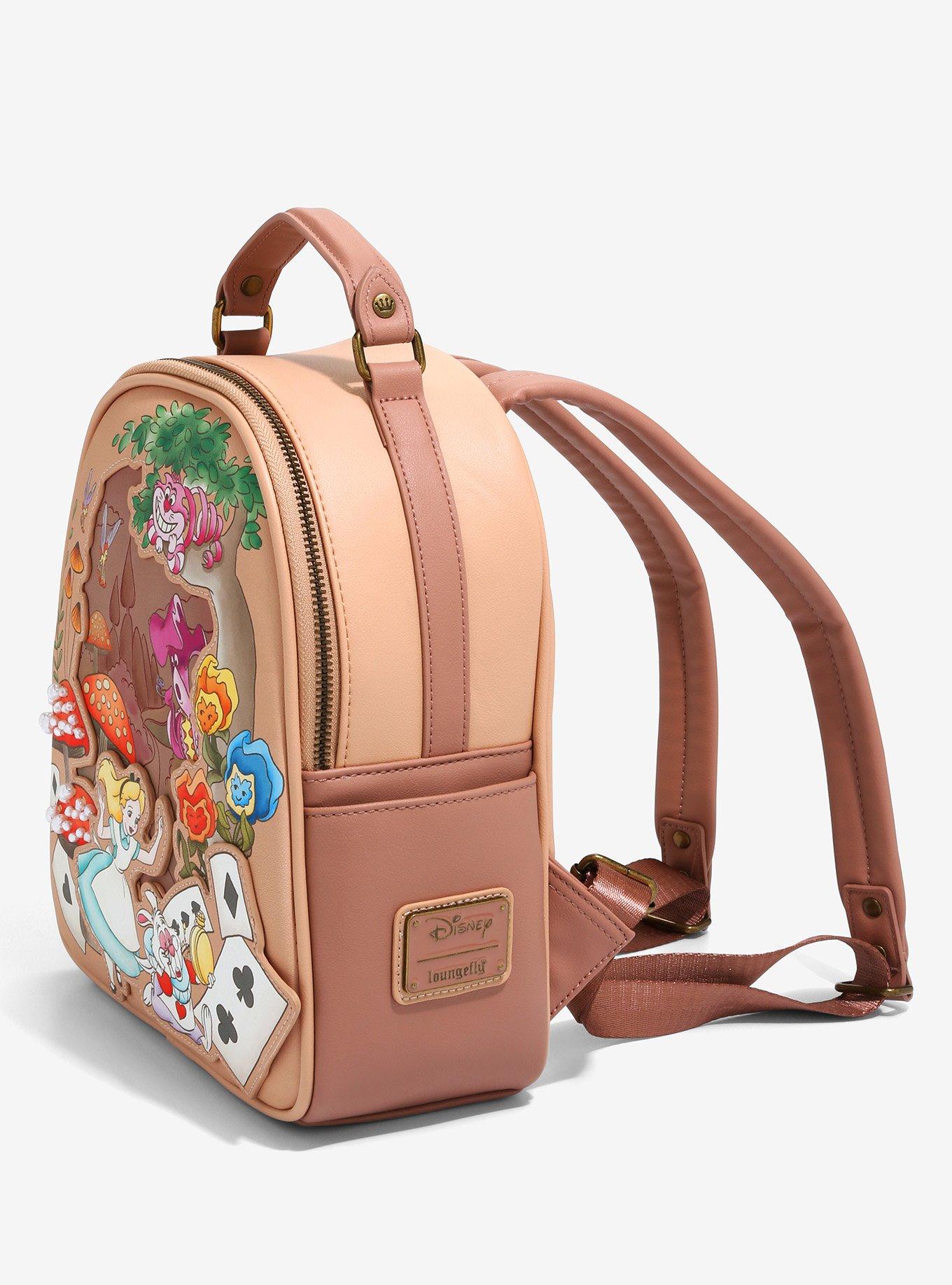 Loungefly Alice in Wonderland Wild Wonderland Forest Friends Mini Backpack - BoxLunch Exclusive, , alternate