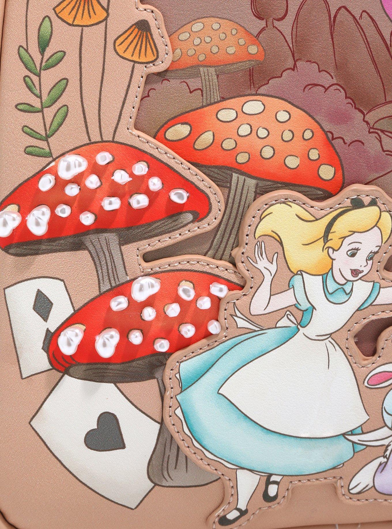 Loungefly Alice in Wonderland Wild Wonderland Forest Friends Mini Backpack - BoxLunch Exclusive, , alternate