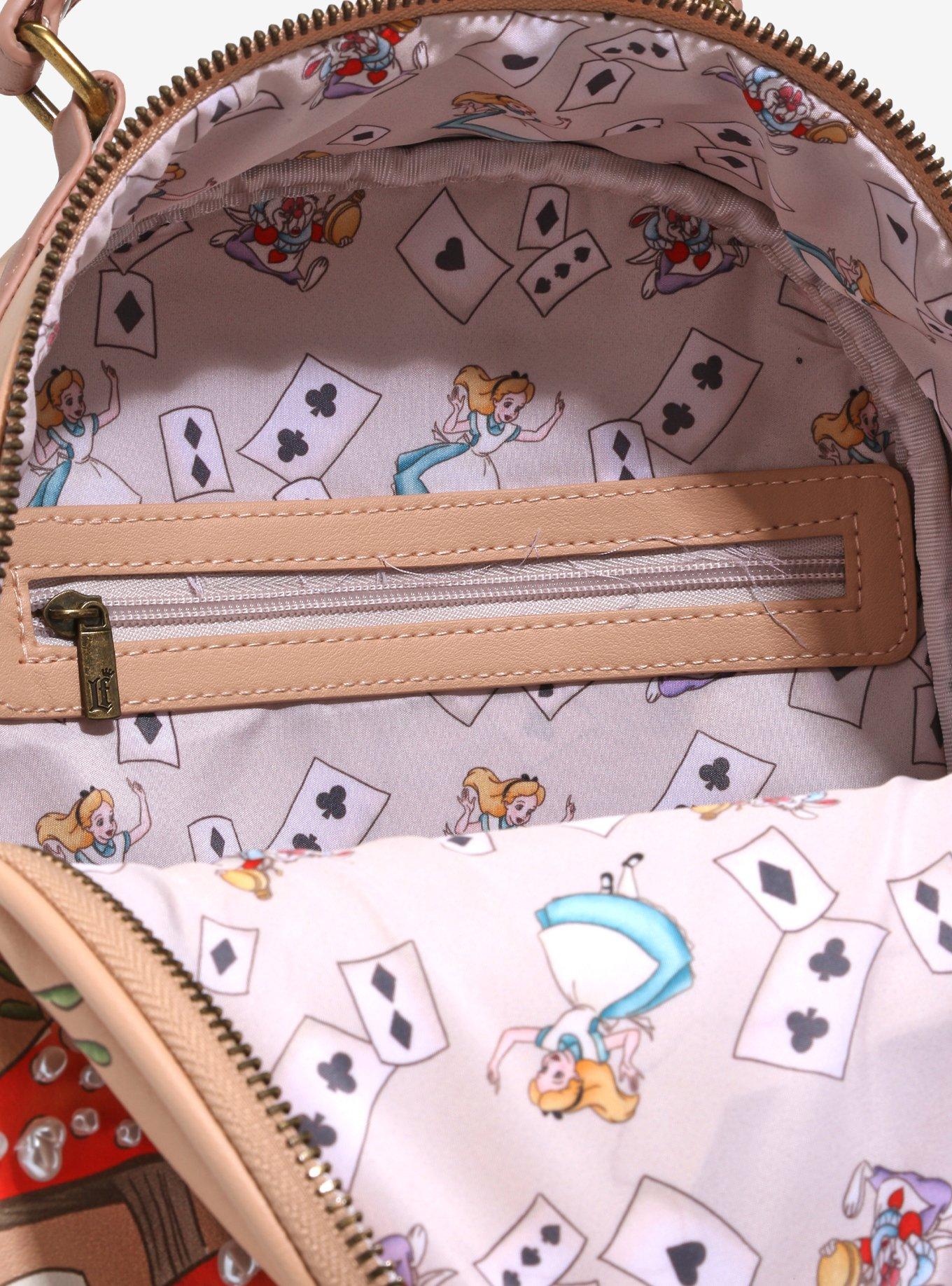 Loungefly Alice in Wonderland Wild Wonderland Forest Friends Mini Backpack - BoxLunch Exclusive, , alternate
