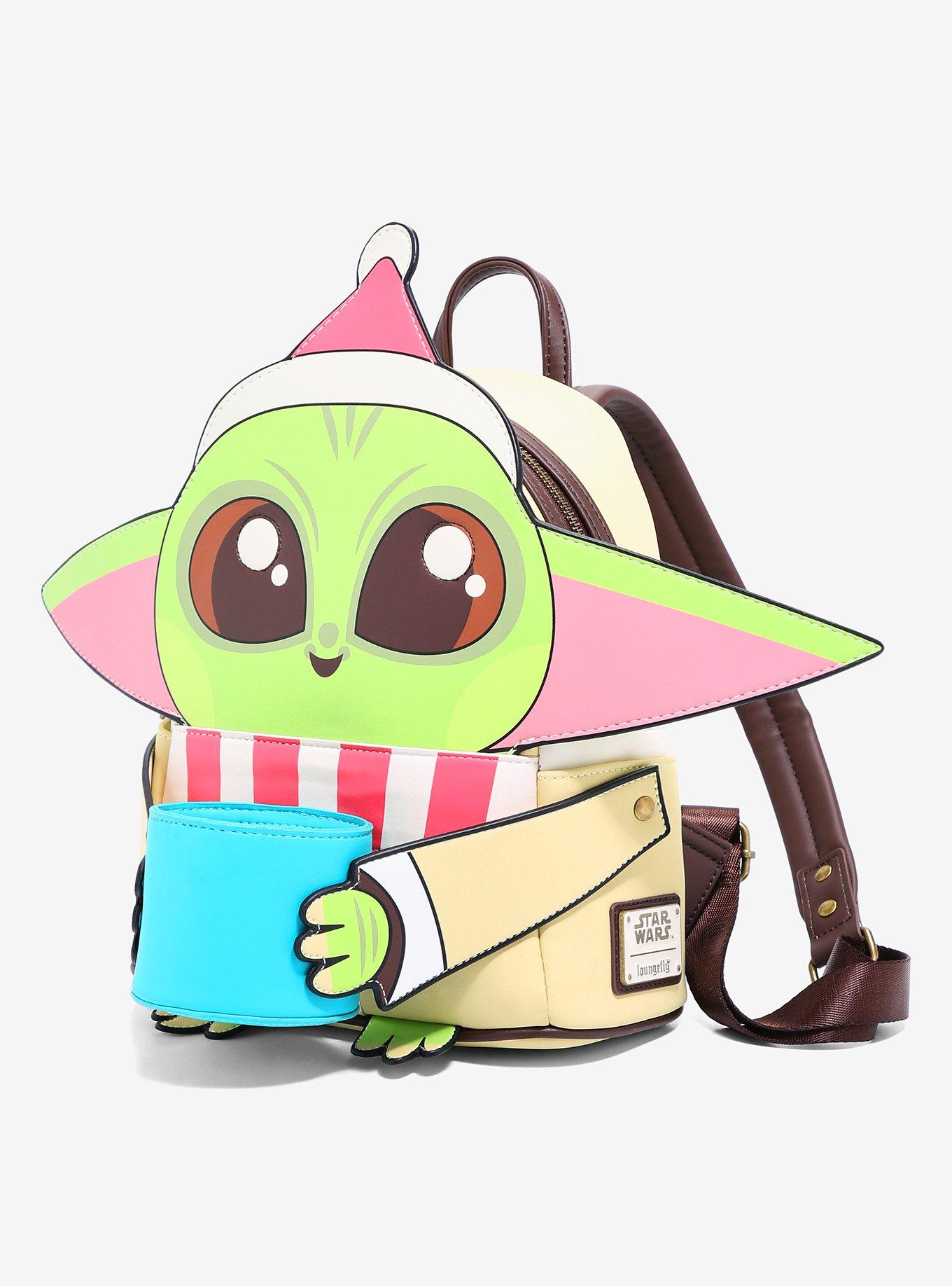 Loungefly Star Wars The Mandalorian The Child with Mug Holiday Mini Backpack - BoxLunch Exclusive, , alternate