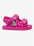 Disney Minnie Mouse Girls Hook And Loop Sandals, PINK, alternate