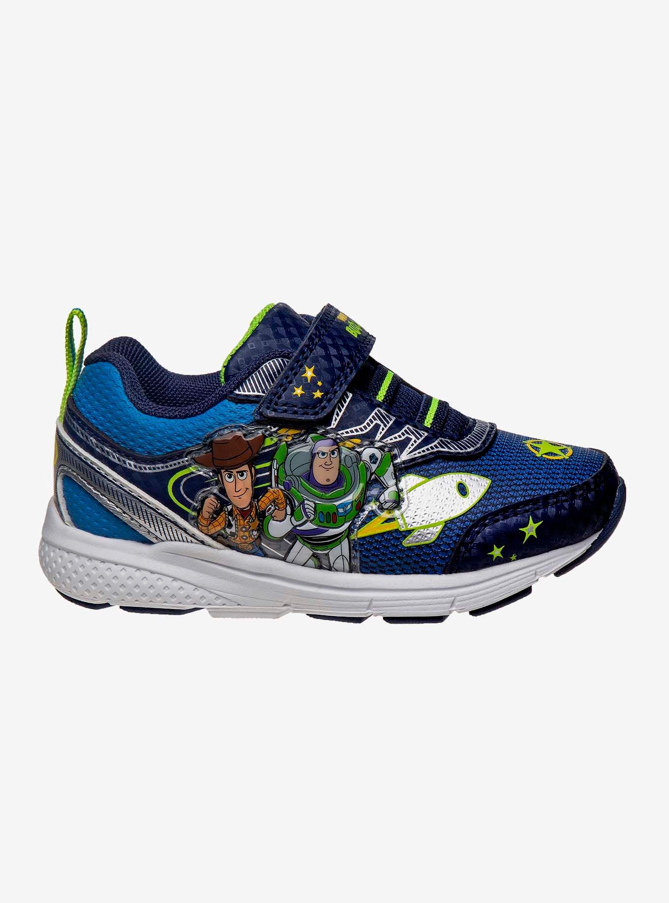 Disney Pixar Toy Story Boys Lights Sneakers, BLUE, alternate
