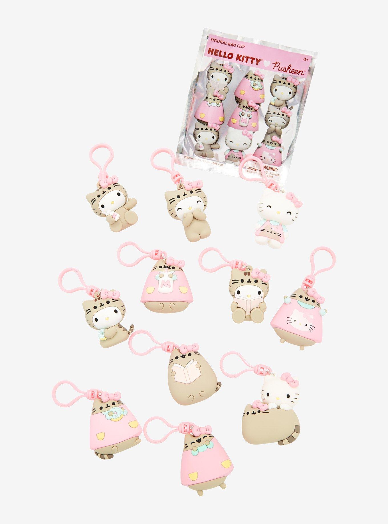 Hello Kitty x Pusheen Blind Bag Figural Bag Clip, , alternate