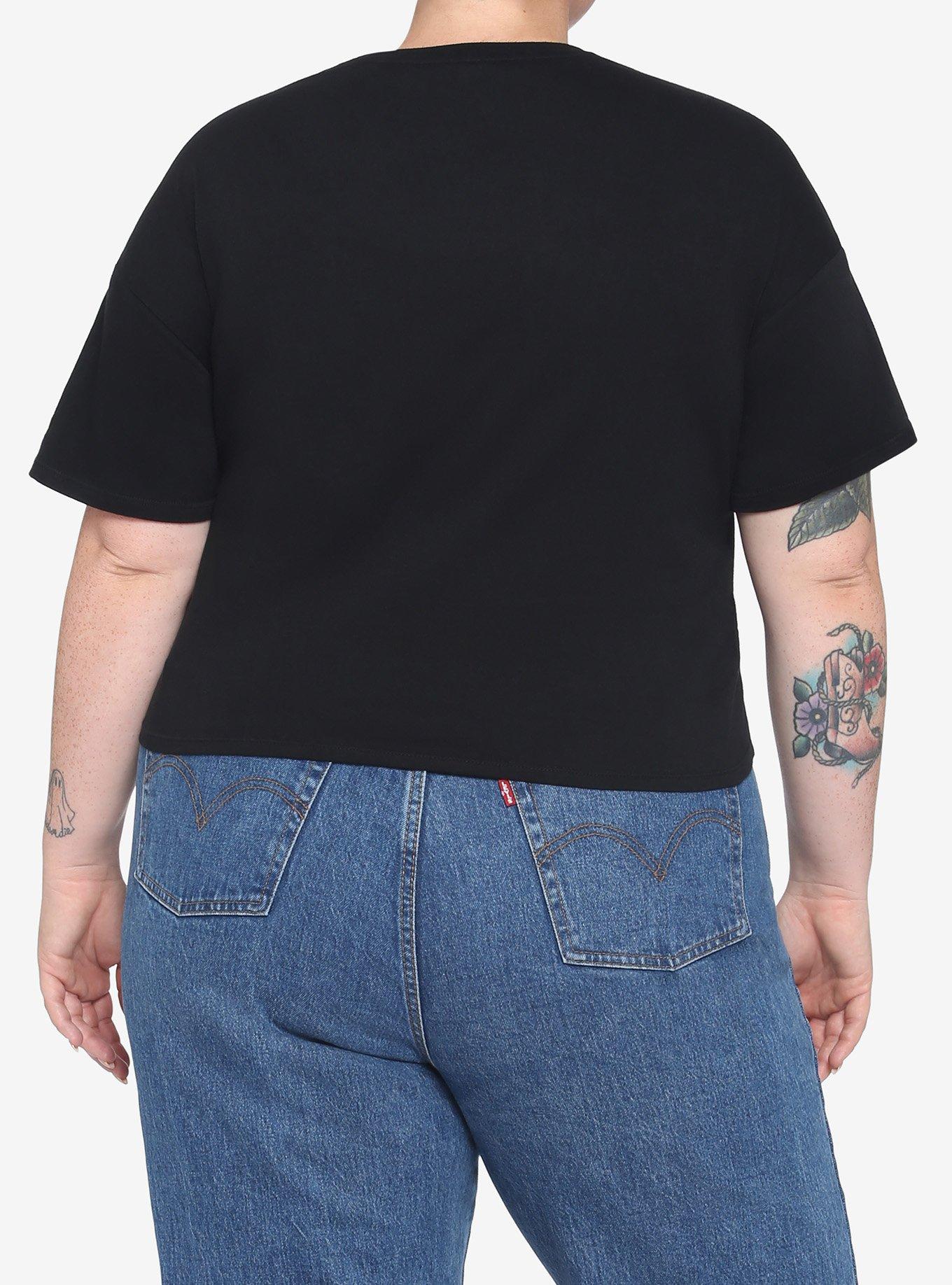 The Nightmare Before Christmas Oogie's Boys Crop Top Plus Size, MULTI, alternate