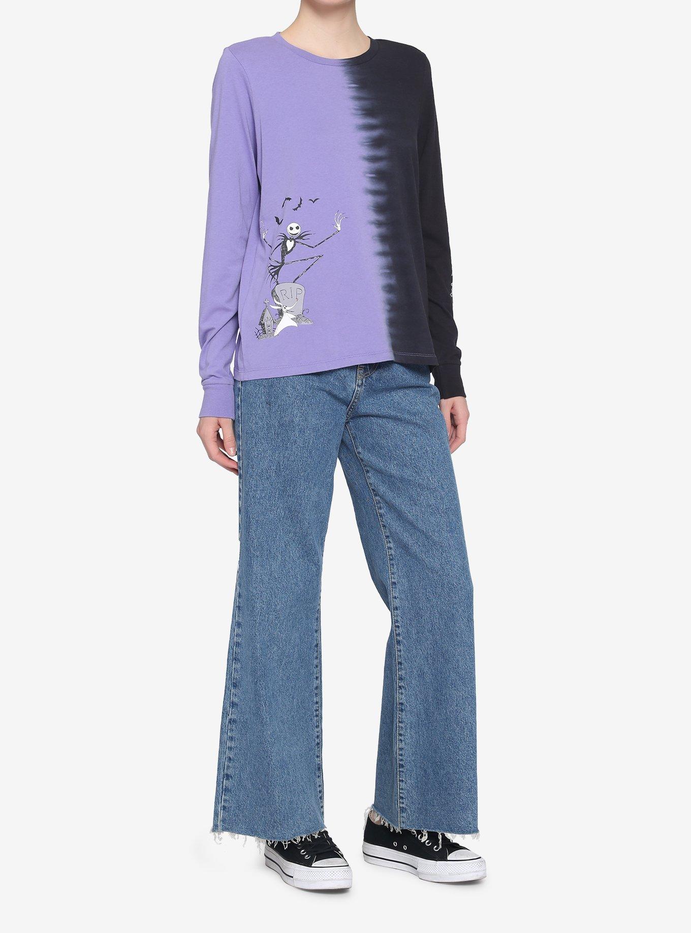 The Nightmare Before Christmas Split Wash Long-Sleeve T-Shirt, MULTI, alternate
