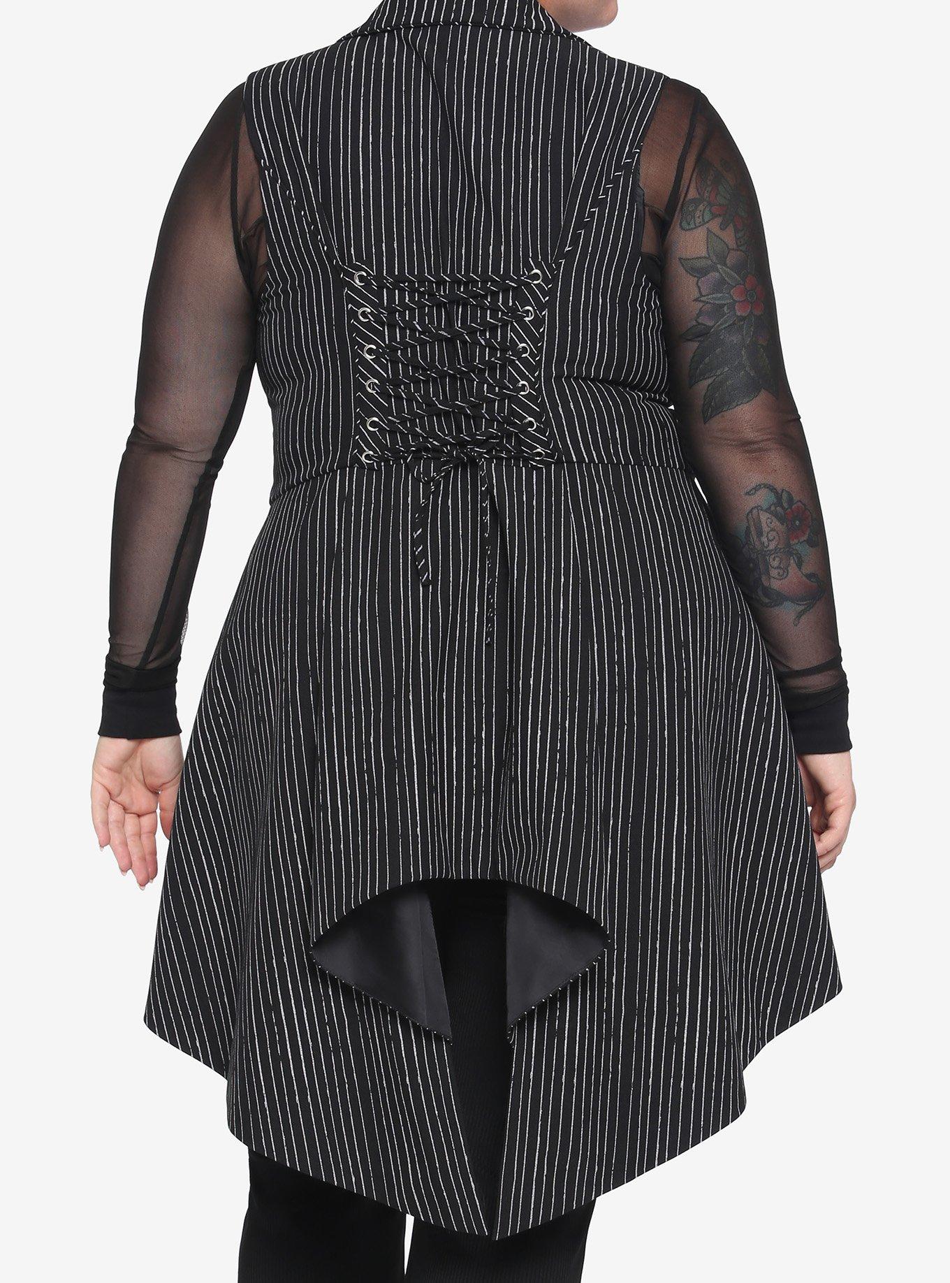 The Nightmare Before Christmas Jack Waistcoat Vest Plus Size, MULTI, alternate