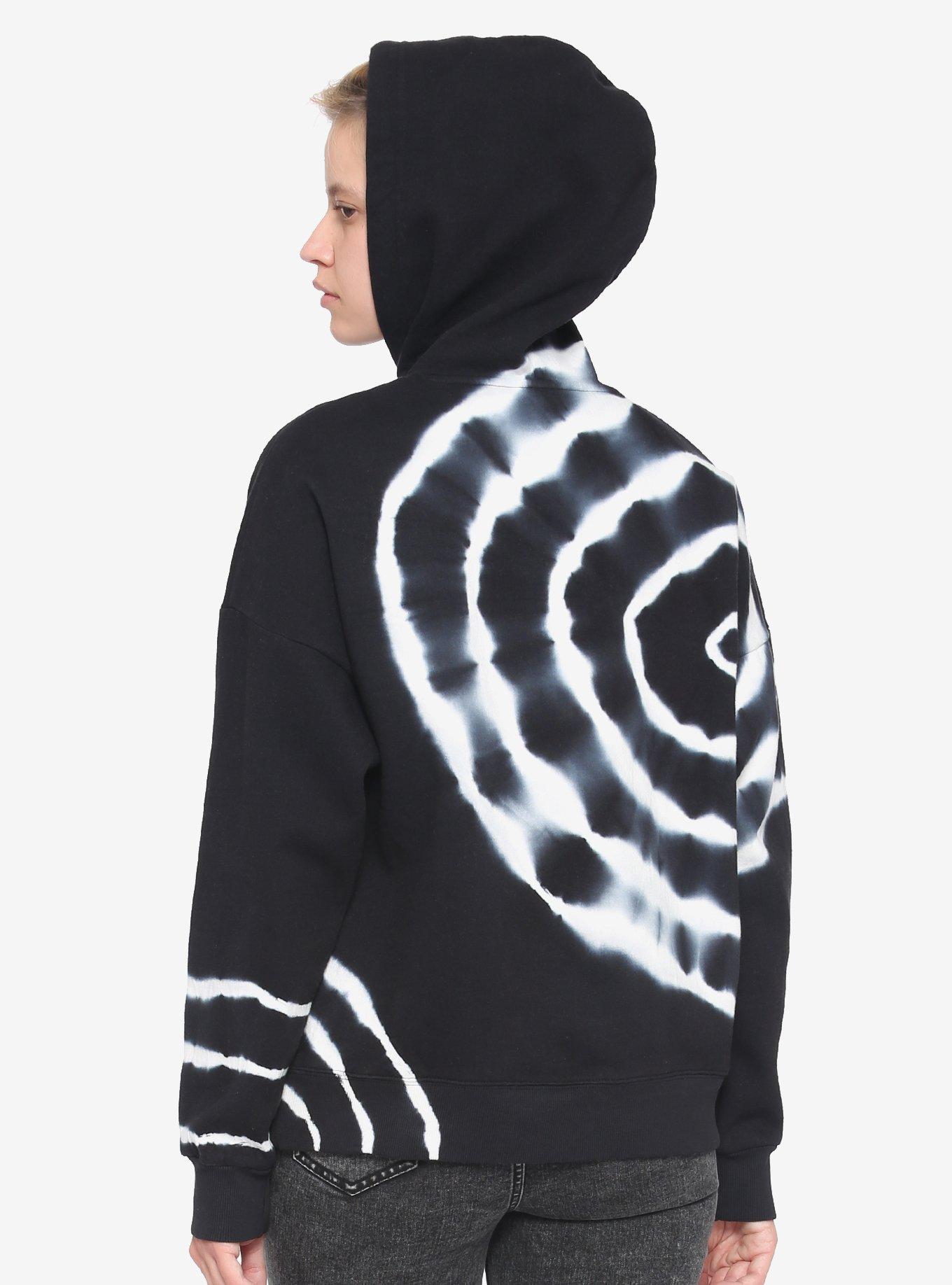 The Nightmare Before Christmas Halloween Town Characters Tie-Dye Hoodie, MULTI, alternate