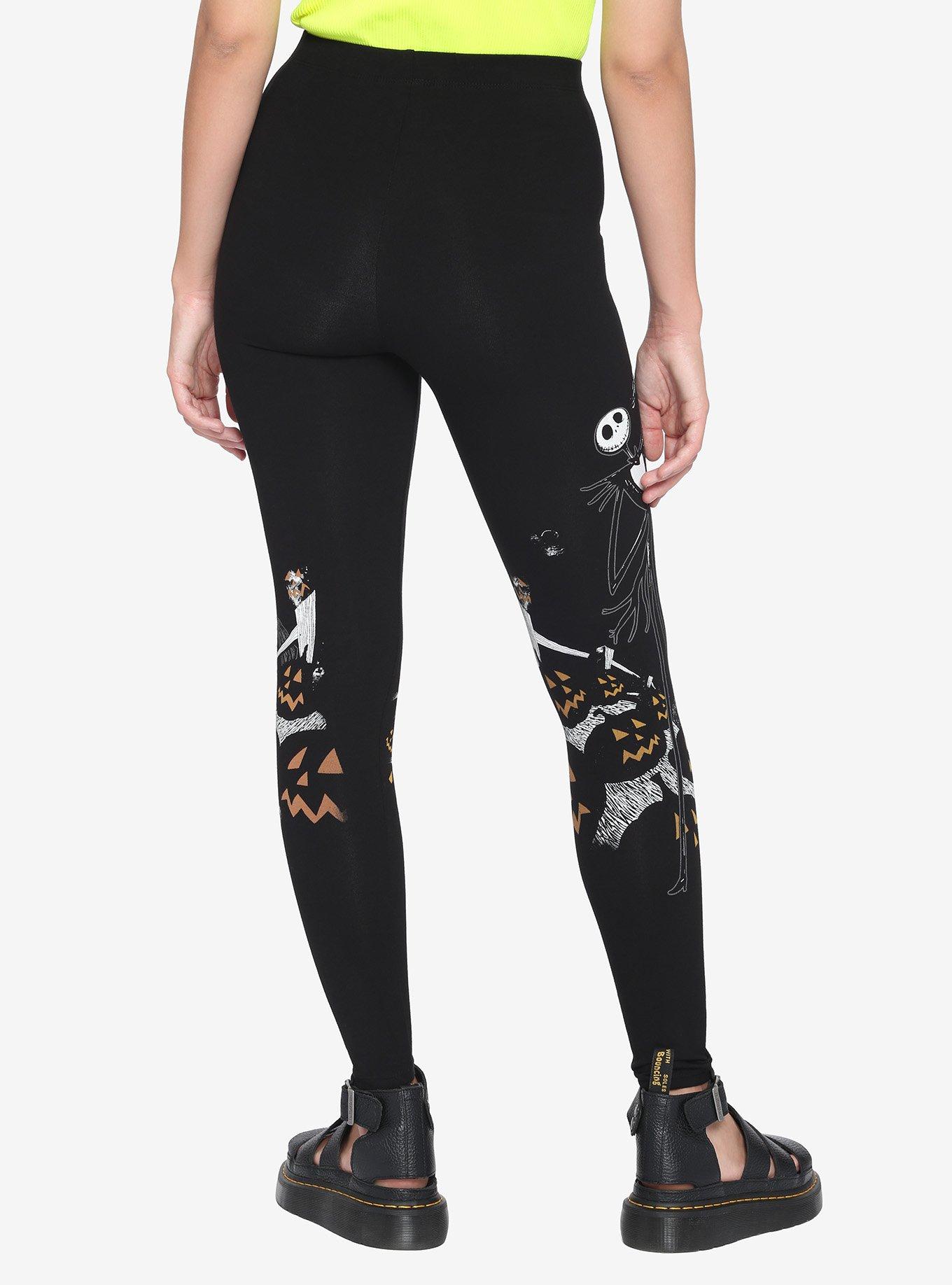 The Nightmare Before Christmas Jack Monster Leggings, MULTI, alternate