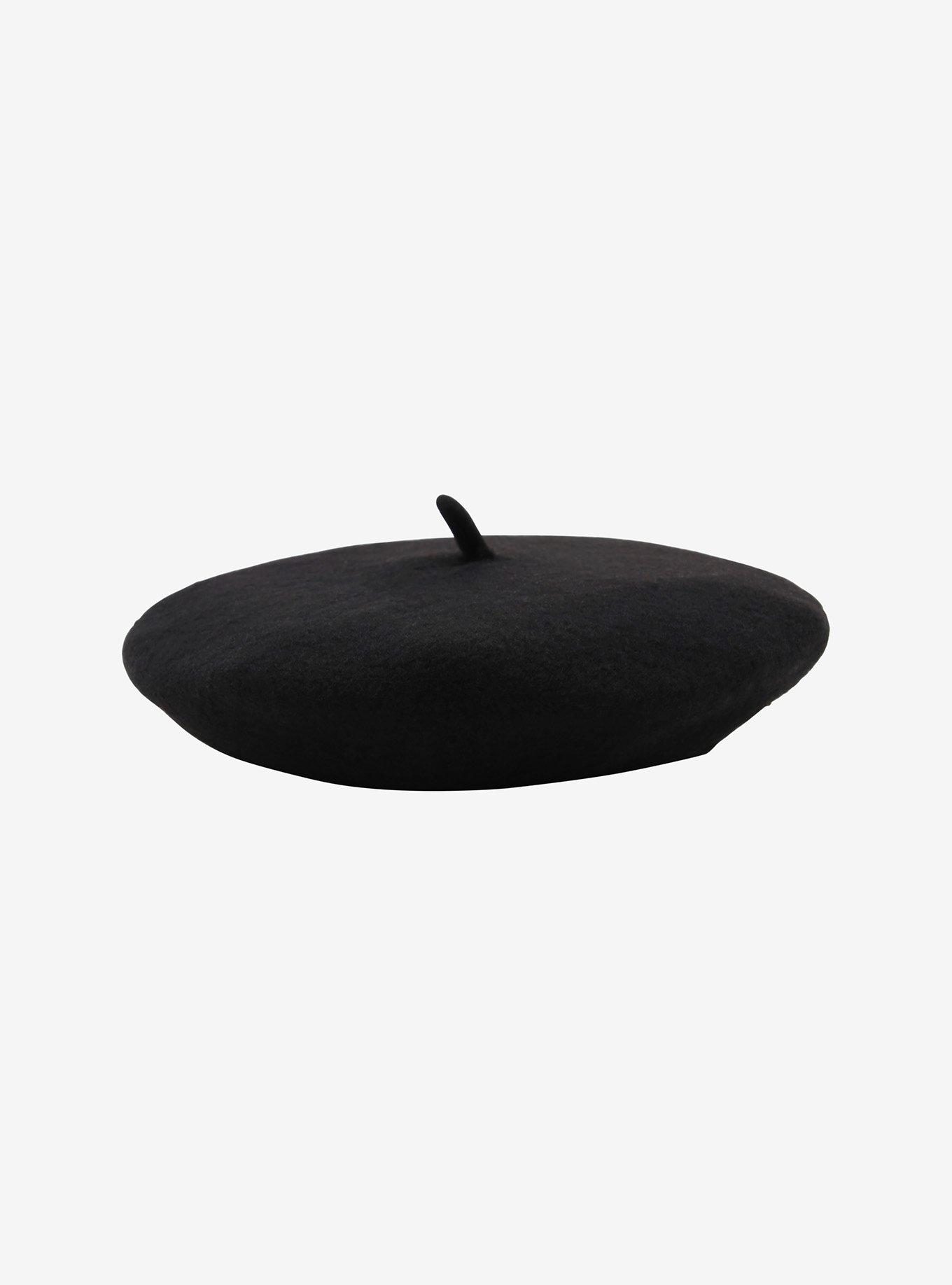 Black Chain Beret, , alternate