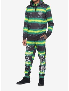 The Nightmare Before Christmas Neon Green Spiral Sweatpants, , hi-res