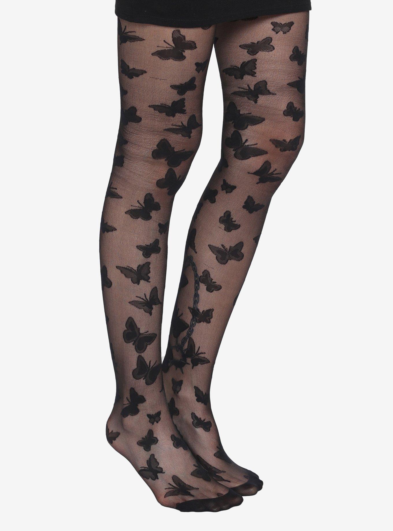 pepper090889's Butterfly Stockings  Stockings, Butterfly, Tight leggings