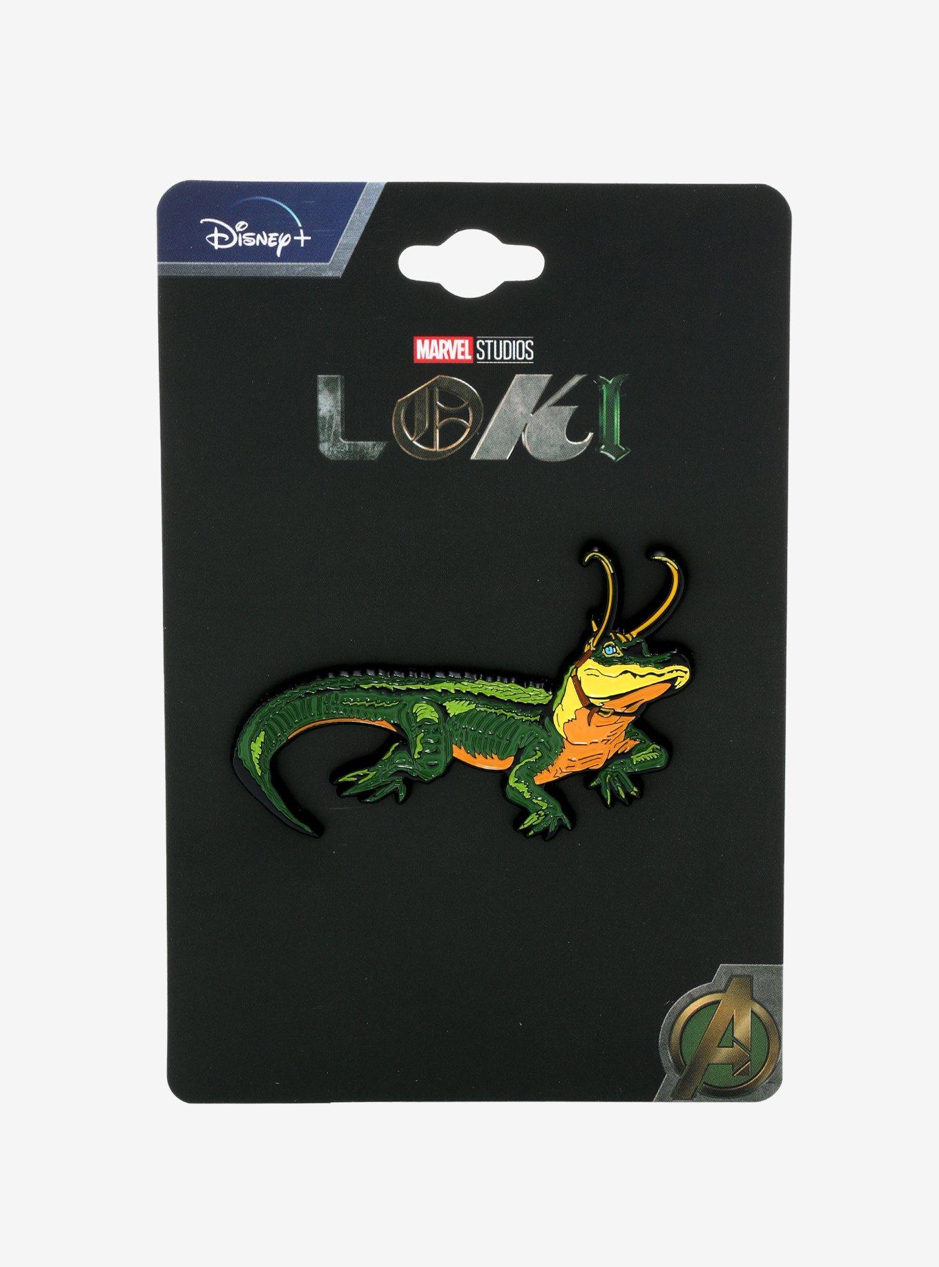 Marvel Loki Alligator Loki Enamel Pin - BoxLunch Exclusive, , alternate