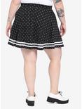 Black & White Moon Skirt Plus Size, MULTI, alternate