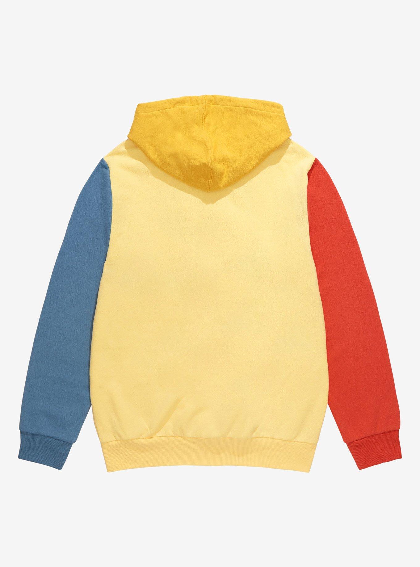Pokémon Pikachu & Gen 1 Starters Color Block Hoodie - BoxLunch Exclusive, MULTI, alternate