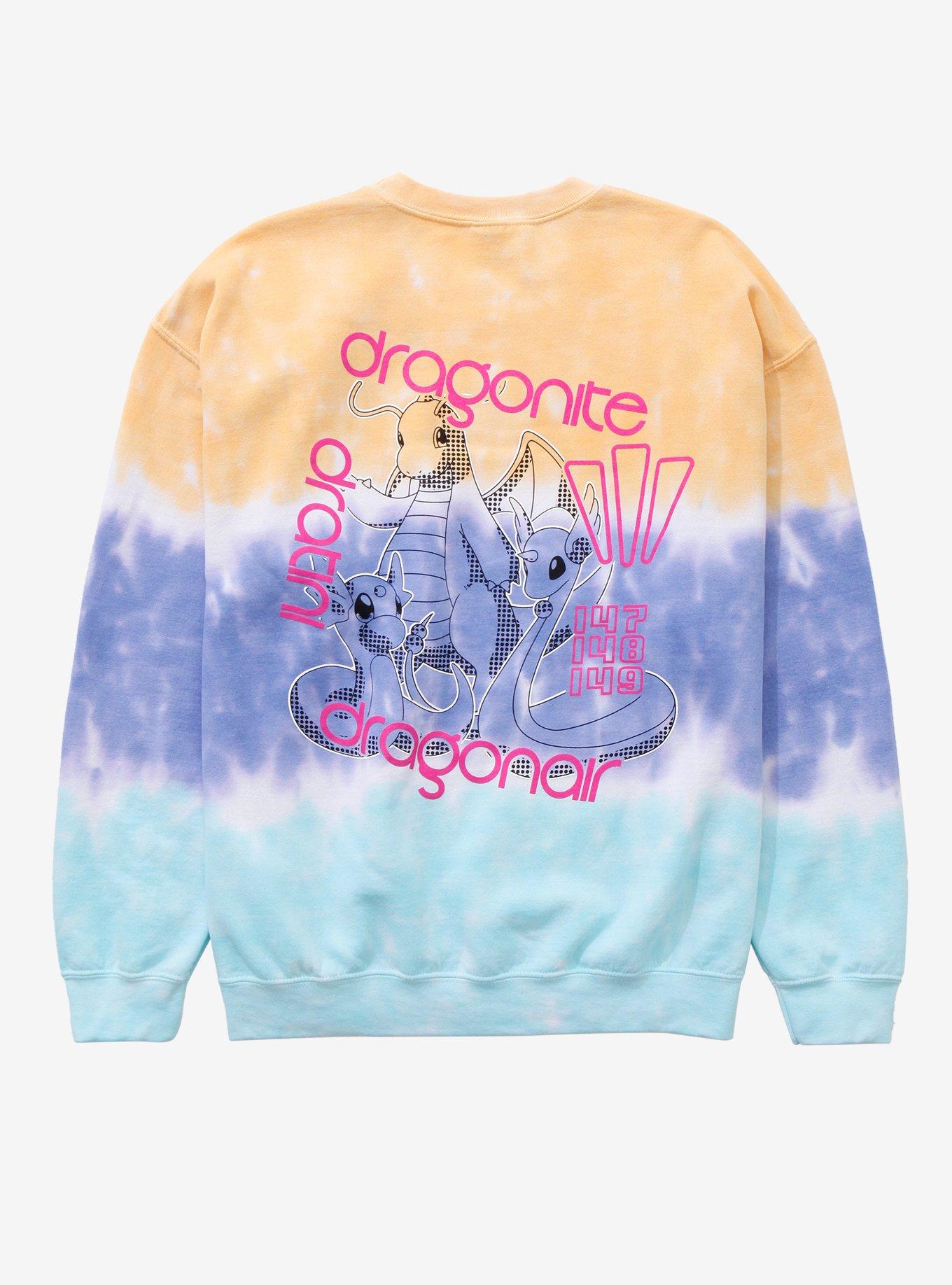 Pok&eacute;mon Dragonite Dip-Dye Crewneck - BoxLunch Exclusive, MULTI, alternate