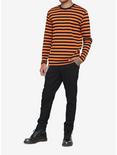 Orange & Black Stripe Long-Sleeve T-Shirt, STRIPE - ORANGE, alternate