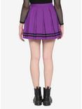 Purple & Black Cheer Skirt, PURPLE, alternate
