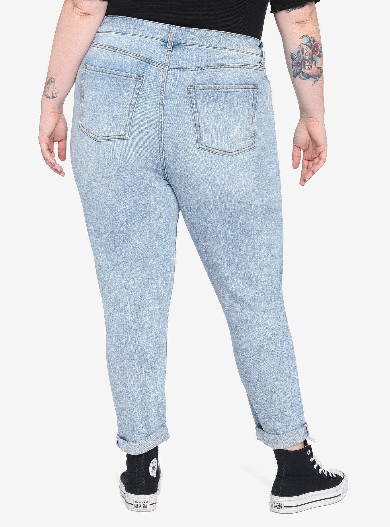 Disney Sleeping Beauty Fairies Mom Jeans, MULTI, alternate